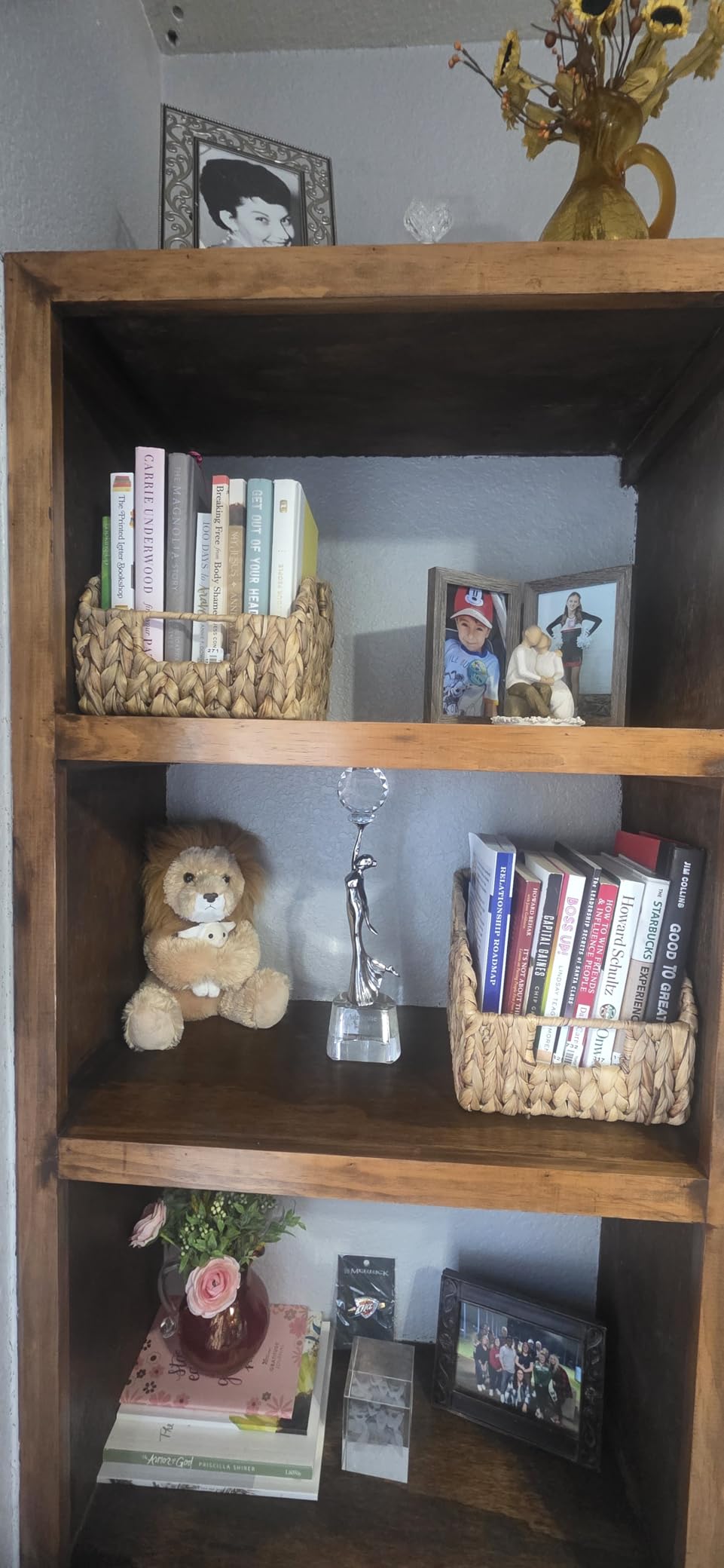 StorageWorks Pantry Baskets for Organizing, Wicker Basket with Built-in Handles, Handwoven Wicker Storage Baskets, Water Hyacinth for Shelves, 2 Pack customer photo 1