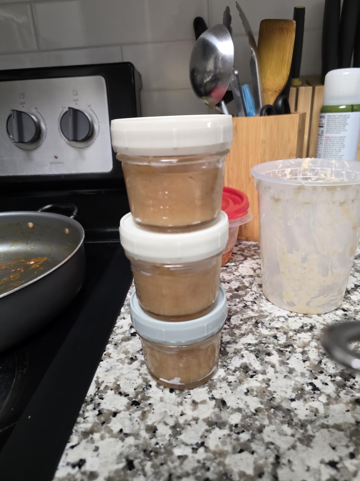 KeaBabies 12pk 4oz Glass Baby Food Containers with Lids - Leak-Proof, Microwavable Small Glass Jars, Baby Purees & Toddler Snack Storage Containers, BPA-Free, Dishwasher & Freezer Safe (Nord) customer photo 2