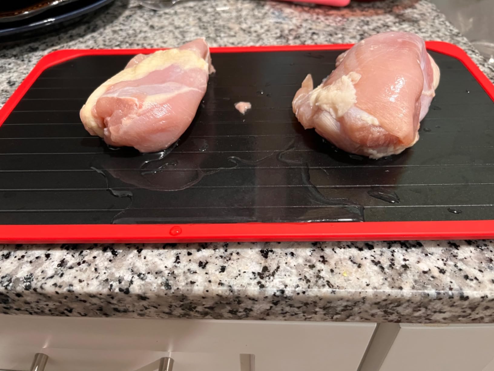 ROYOR Defrosting Plate, Thawing Tray for Frozen Meat Large, Miracle Thaw Defrosting Tray Original, Thawing Plate for Frozen Meat, Rapid thaw defrosting mat Thawing Mat customer photo 1