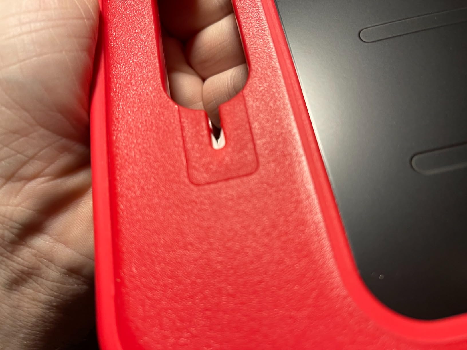 ELIKAI Defrosting Tray for Frozen Meat - 4-in-1 Meat Thawing Tray with Built-In Knife Refiner, Garlic Grater, Cutting Board - Thawing Plate for Frozen Food - Ideal Gift for Birthdays - Red customer photo 1