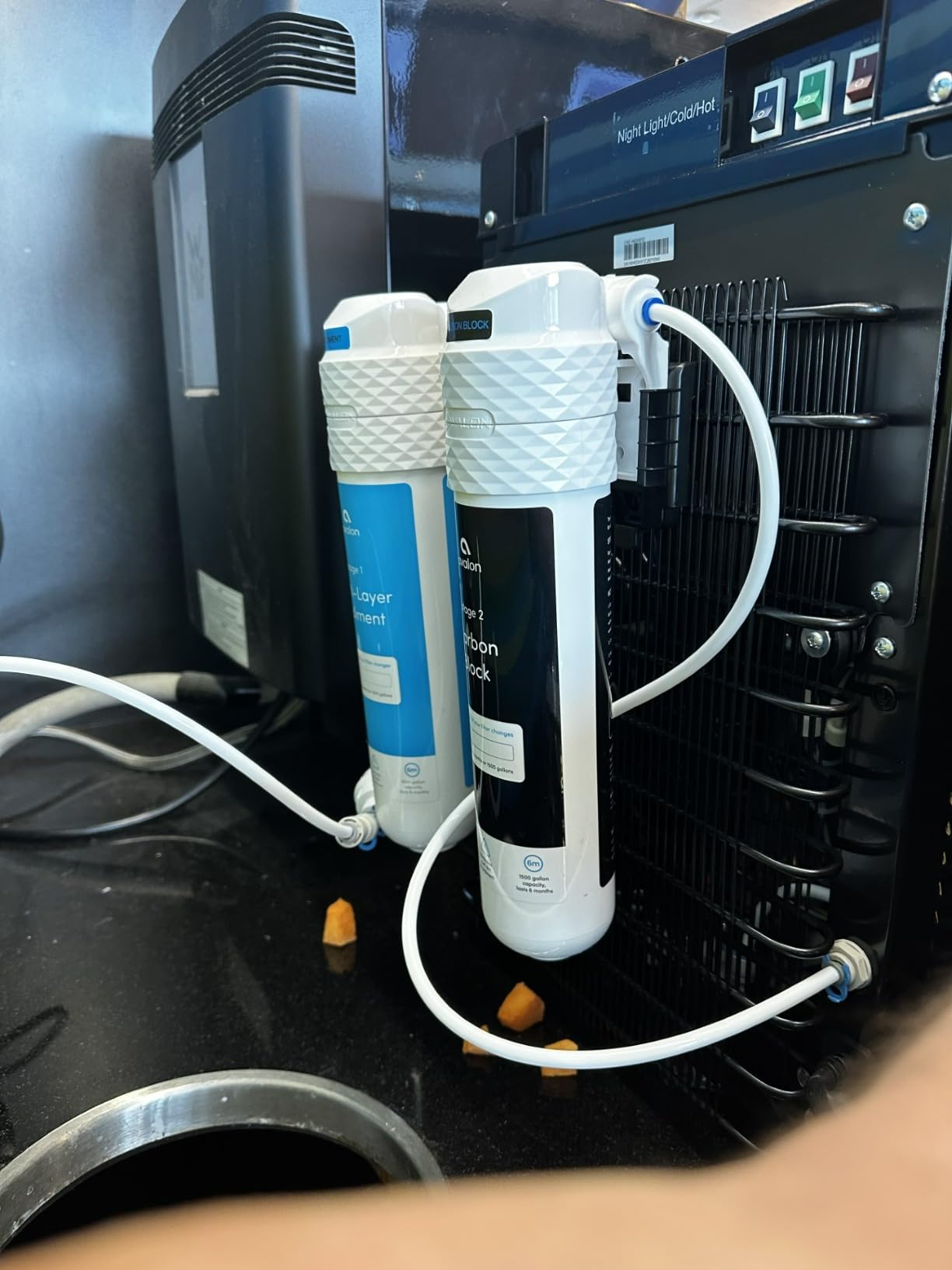 Avalon B8WHT Countertop Bottleless Water Cooler Dispenser - 2 Stage Water Filters and Installation Kit Included, NSF Certified, UL Listed, White customer photo 2