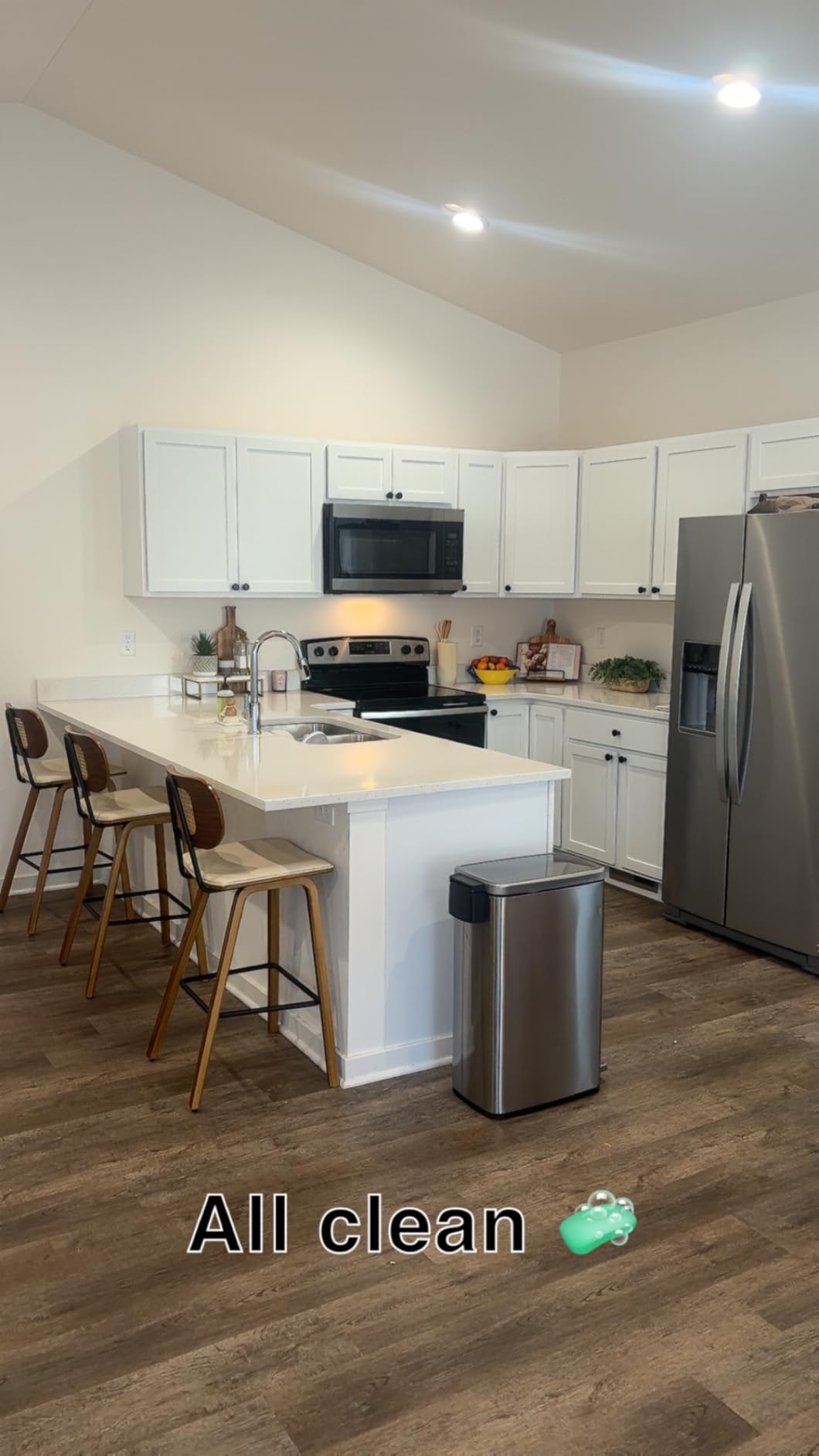 Soligt Cookbook Stand for Kitchen Counter Adjustable iPad Tablet Recipe Book Holder Rustic Wood Cutting Board Style - Brown customer photo 1