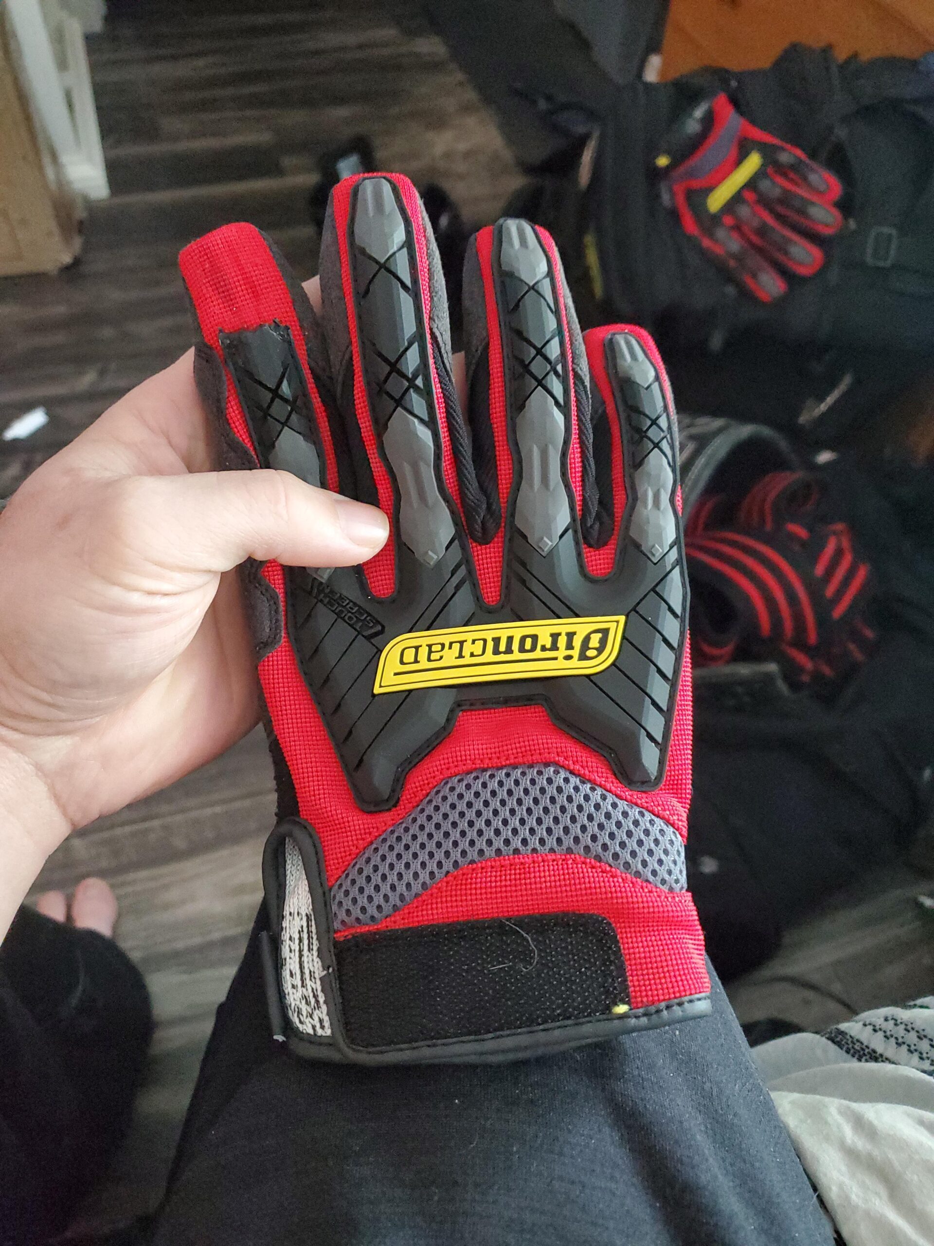 Ironclad Command Impact 360 Cut A6 Work Gloves; Touch Screen Gloves Conductive Palm & Fingers, Impact Protection, Machine Washable, Sized S, M, L, XL, XXL (1 Pair), Red (IEX-MIGR5-05-XL) customer photo 1