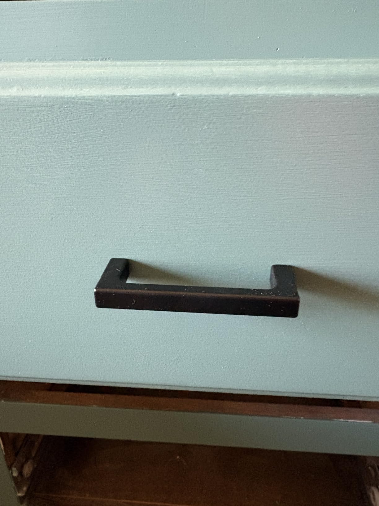 Ravinte 30 Pack Solid 5 Inch Kitchen Square Cabinet Handles Matte Black Pulls Drawer Pulls Kitchen Cabinet Hardware Flat Black Handles customer photo 1