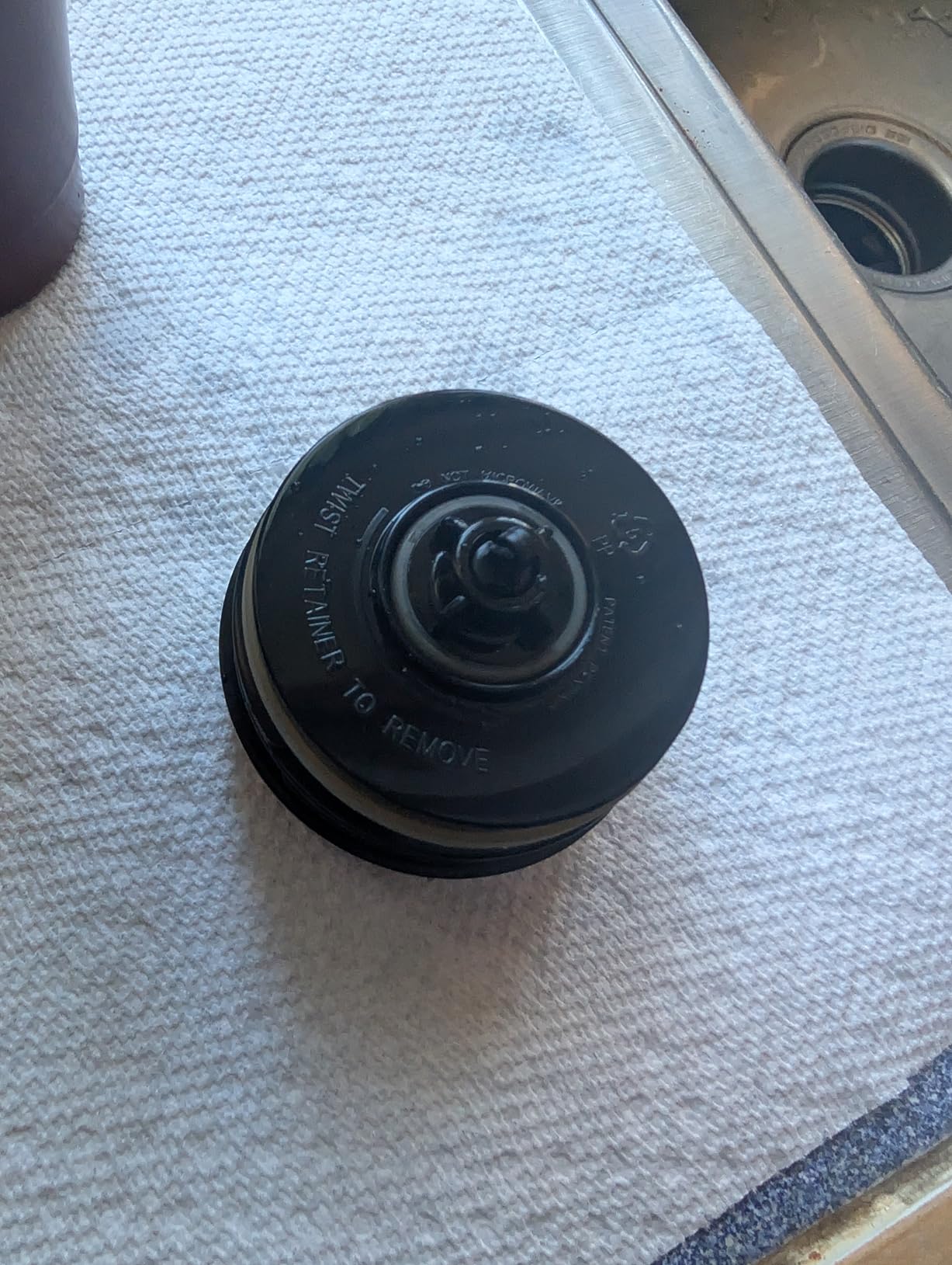 THERMOS Stainless King Vacuum-Insulated Travel Mug with Handle - 16oz, Midnight Blue - Thermos Tumbler for Hot & Cold Drinks - Leak & Sweat-Proof Stainless Steel Coffee Mug with Lid for Commuting customer photo 2