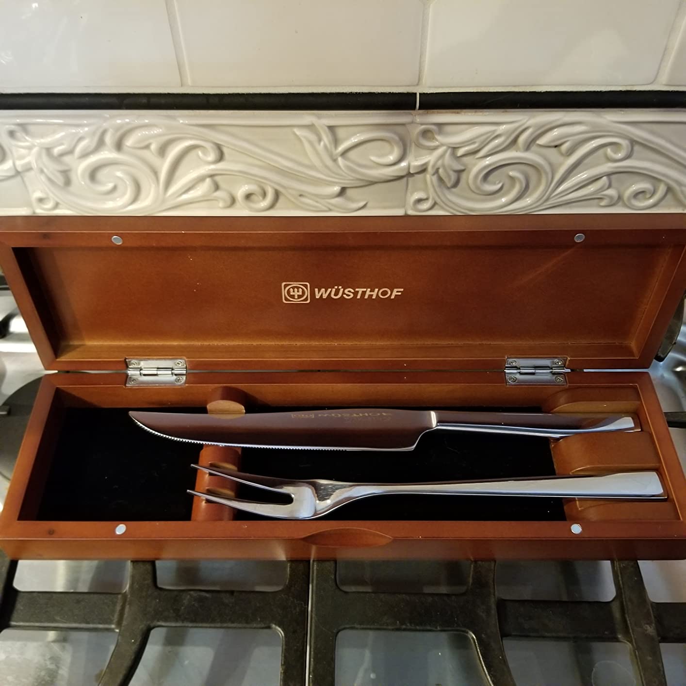 WÜSTHOF 8-Piece Stainless Mignon Steak Knife Set, Silver customer photo 1