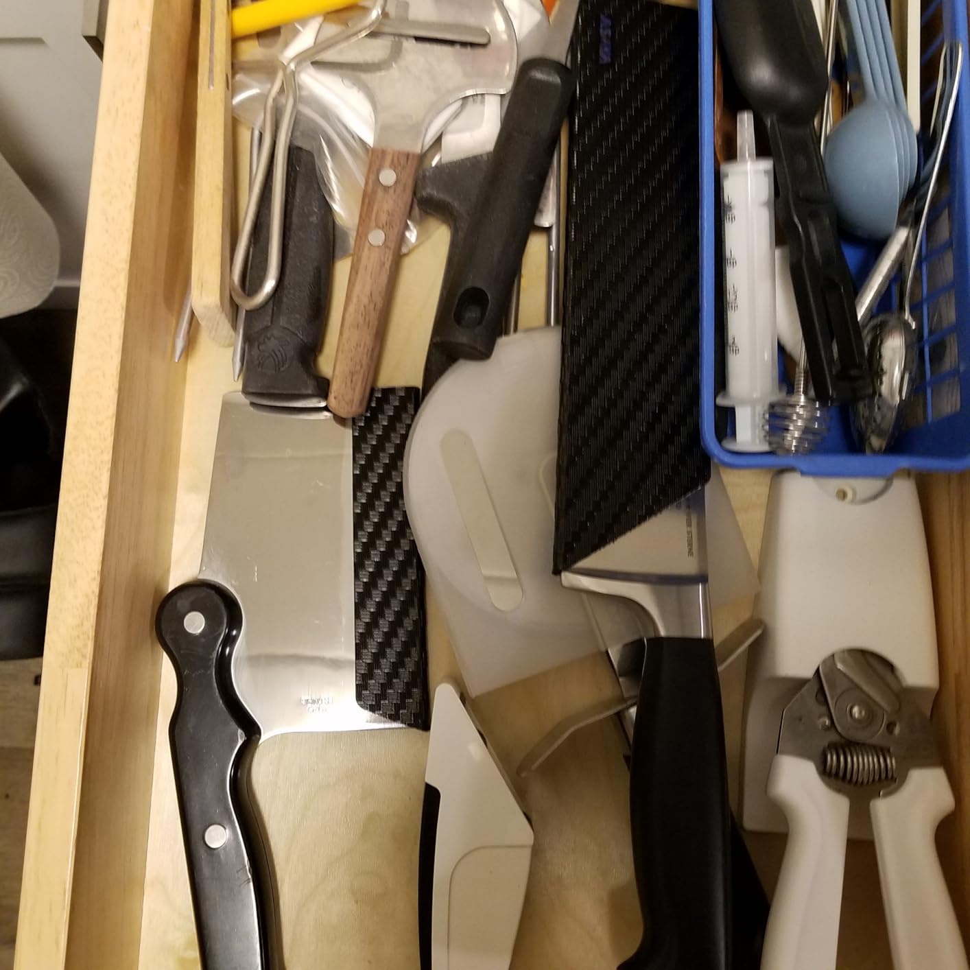 Asaya Professional Chef Knife Edge Guards - 11 Piece Knives Universal Covers - Extra Strength ABS Plastic and Food Safe Kitchen Knife Sheath Covers - Knives Not Included customer photo 2