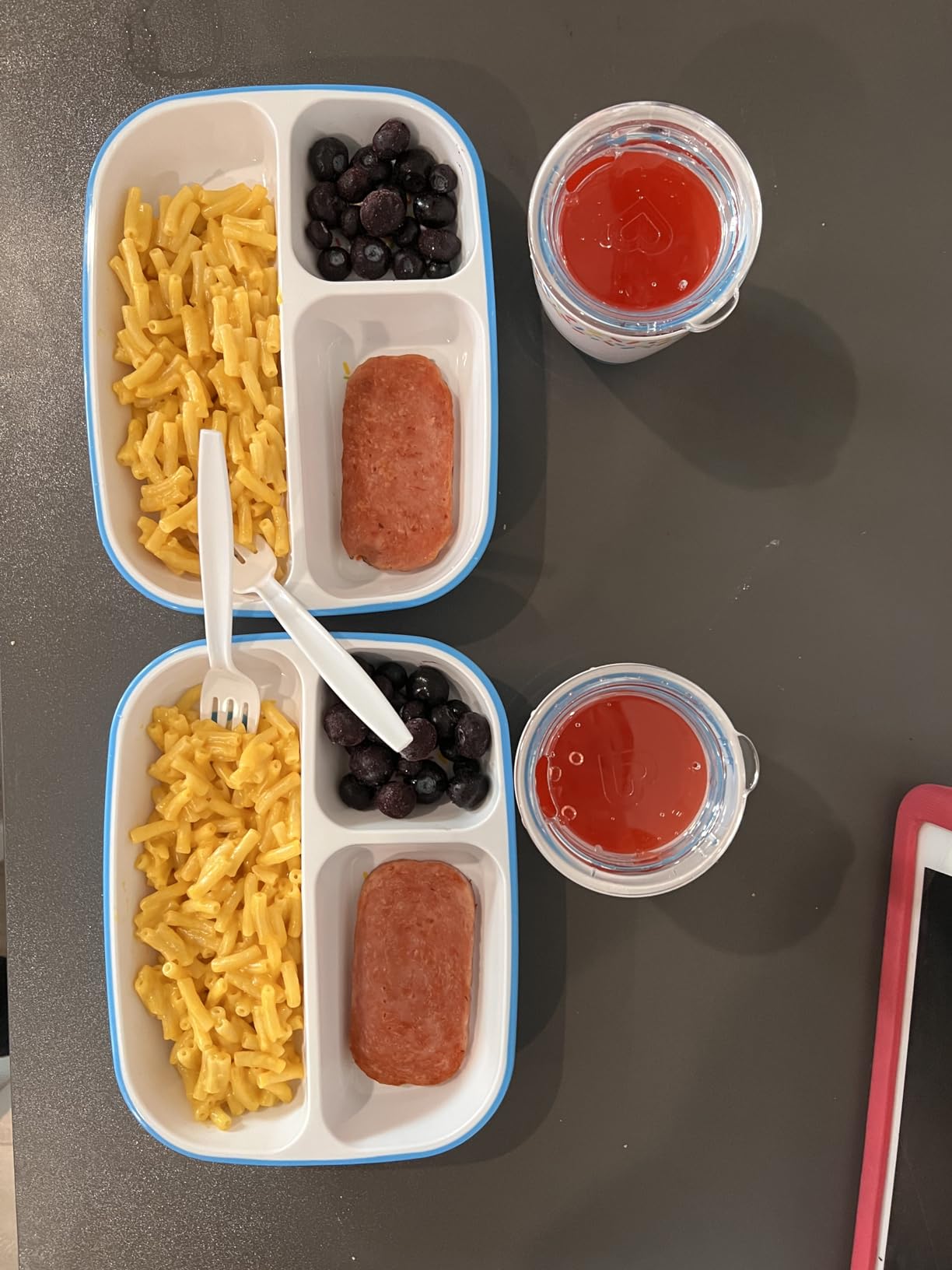Munchkin Splash Toddler Feeding Supplies Set, Includes Divided Plate, Bowl and Open Cup, Blue Sprinkles customer photo 2