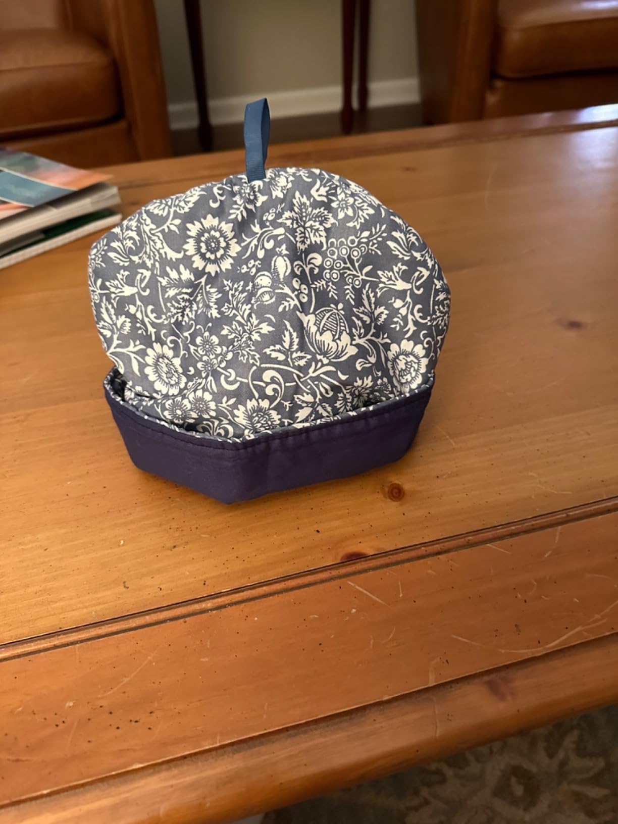 Handmade Tea Cozy, Cotton Vintage Decorative Tea Cosy, Country Style Floral Tea Cozies for Teapot Keep Warm Double Insulated Kettle Cover customer photo 1