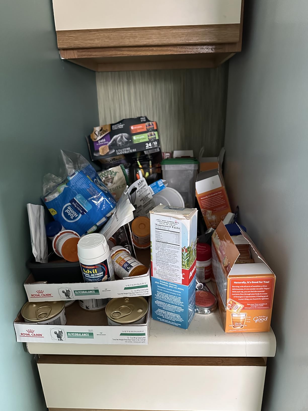 Simple Houseware 3-Tier Stackable Sliding Basket Storage Organizer Drawer for Bathroom and Kitchen, White customer photo 2