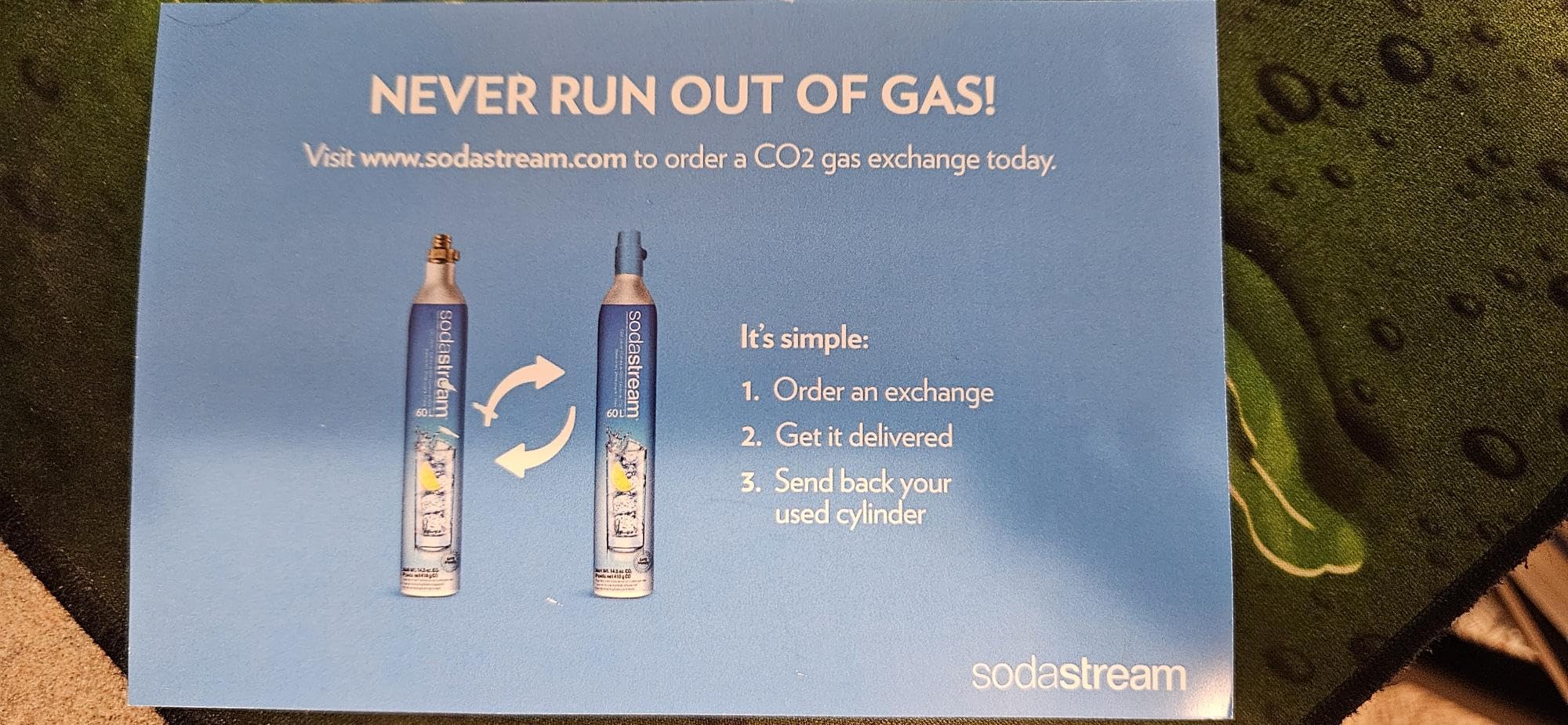 SodaStream - Terra Sparkling Water Maker | VALUE BUNDLE | CQC CO2 system | Includes 2x CO2 Cylinders, 3x 32 Fl Oz Dishwasher Safe Bottles, 2x Bubly Flavor Drops | Combine with Pepsi Flavors | Black customer photo 2