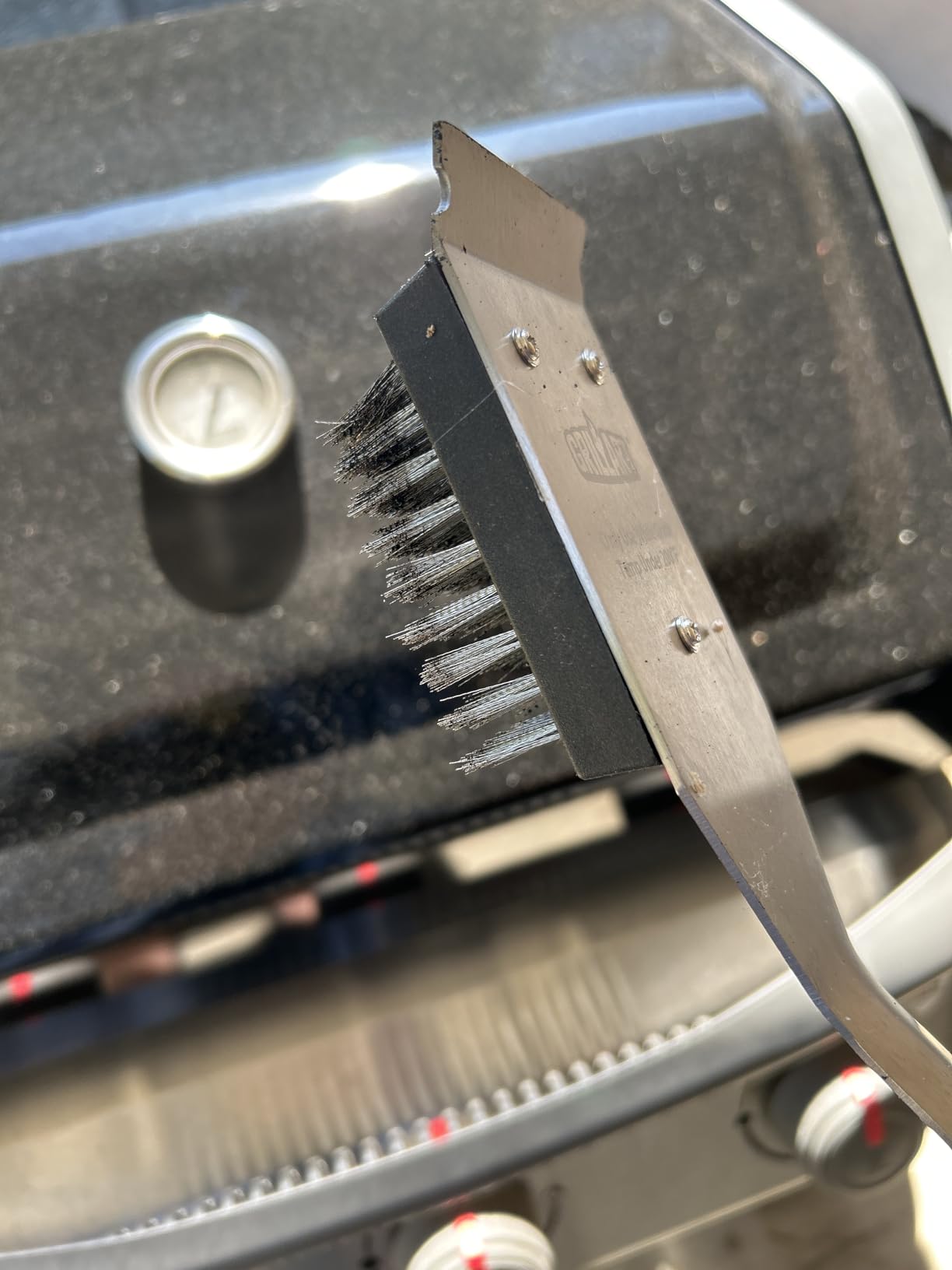 GRILLART Grill Brush and Scraper, Wire BBQ Grill Brush for Outdoor Grill, 16.5