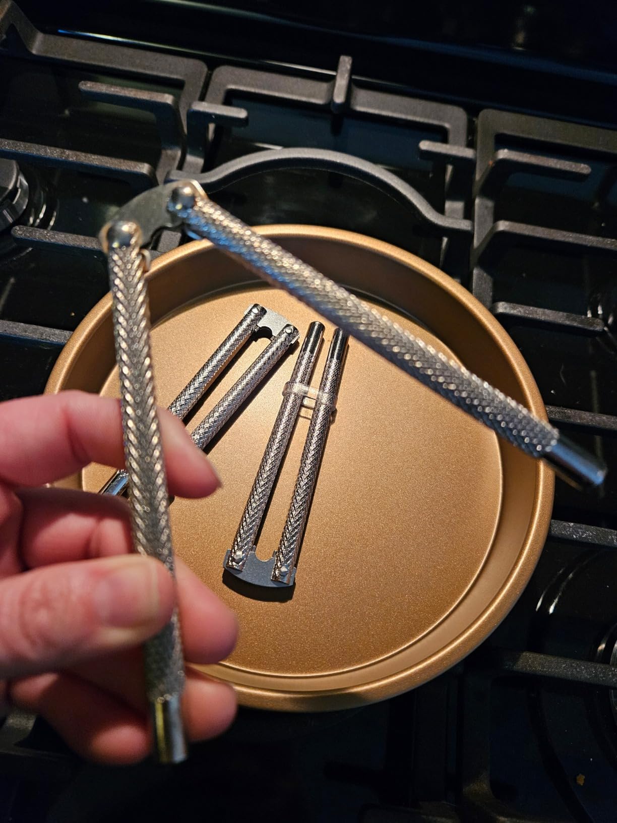 9 Pieces Nut Cracker Tool with 3 Nut Crackers and 6 Picks Stainless Steel Nutcracker Metal Shell Cracker for Seafood Nuts customer photo 1