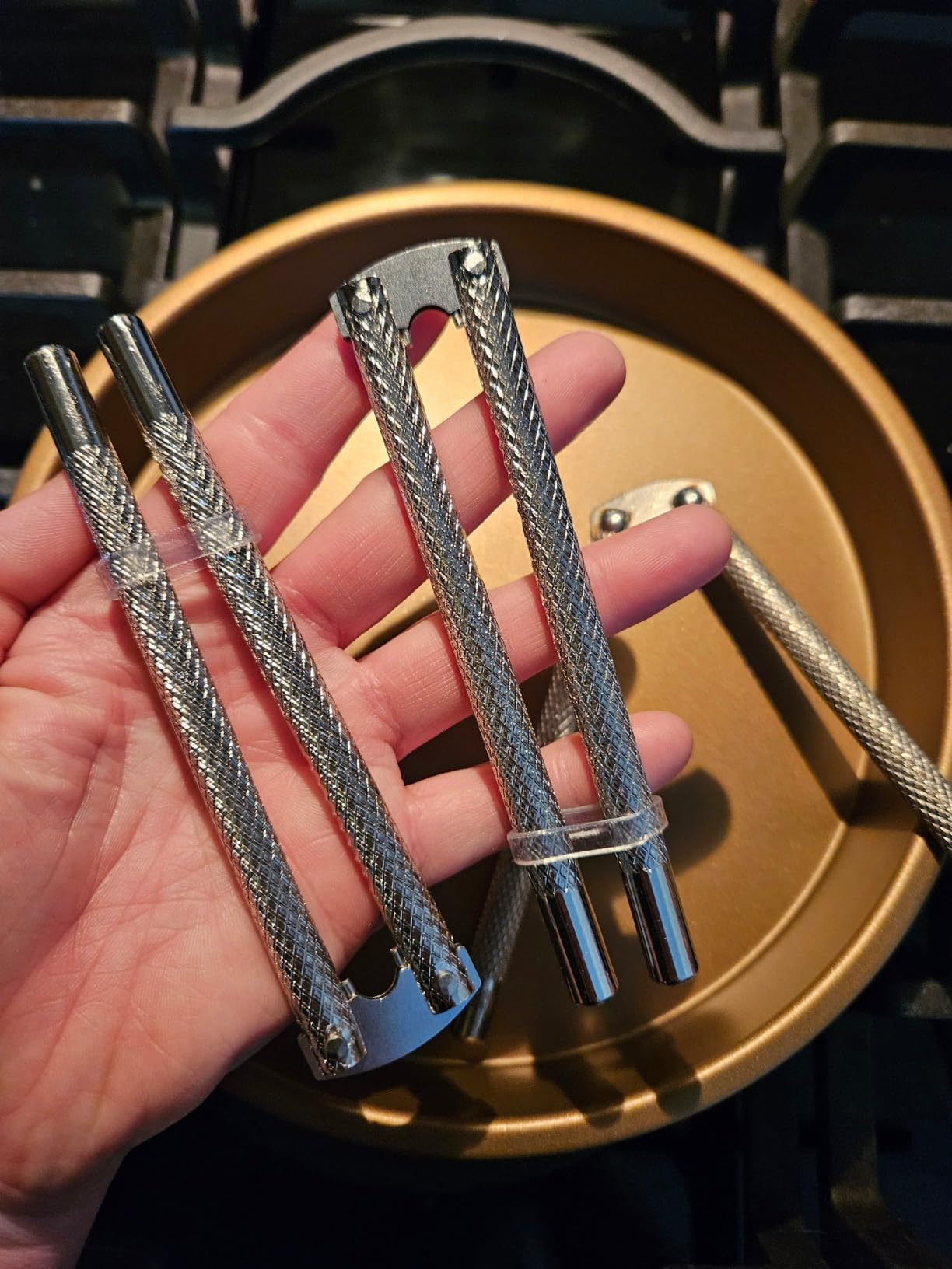 9 Pieces Nut Cracker Tool with 3 Nut Crackers and 6 Picks Stainless Steel Nutcracker Metal Shell Cracker for Seafood Nuts customer photo 2