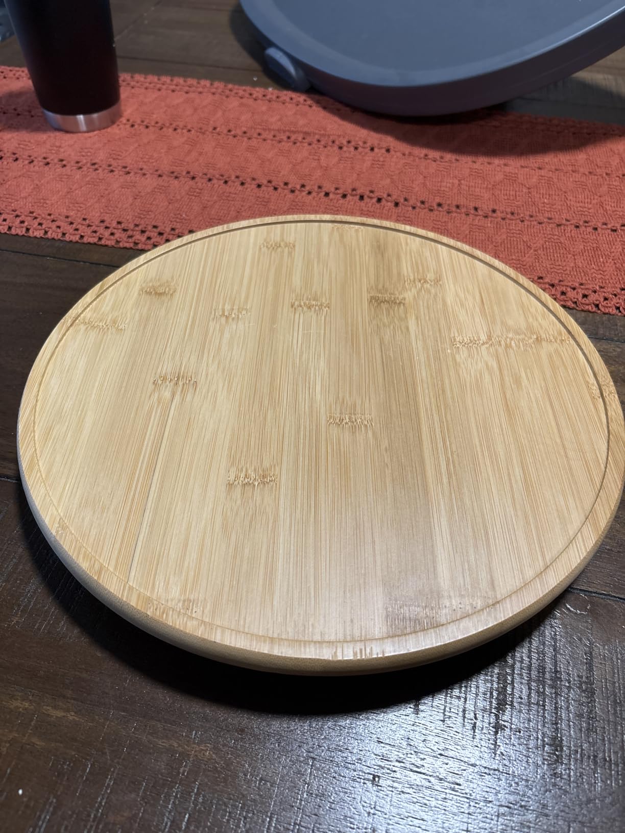 DOWAN 360° Rotatable Serving Tray and Platters, 12 Inch Divided Serving Bowls for Party, Kitchen Decor, Removable Serving Dishes for Chips and Dip, Fruit, Veggies, Candy and Snacks, 7 Pieces, White customer photo 2