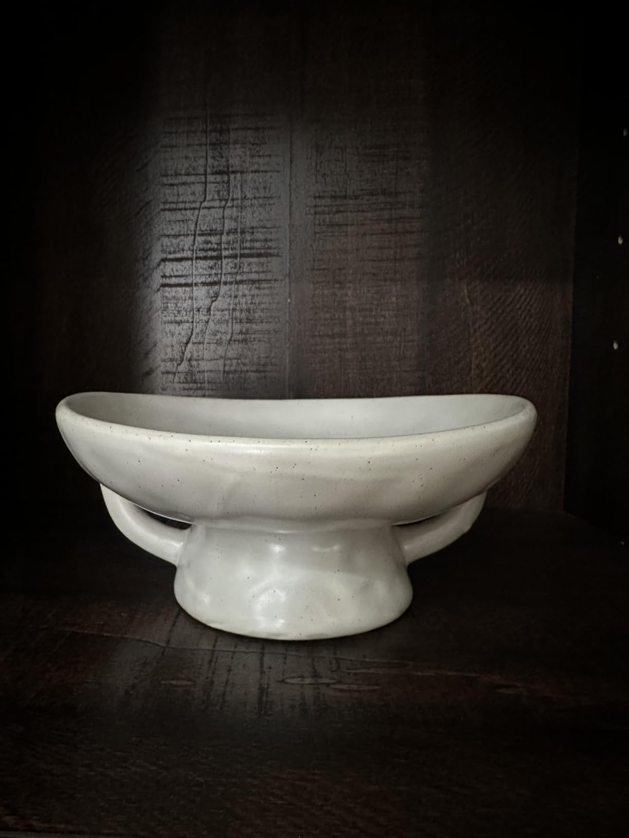 Creative Co-Op Stoneware Bowl w Reactive Glaze, White customer photo 2