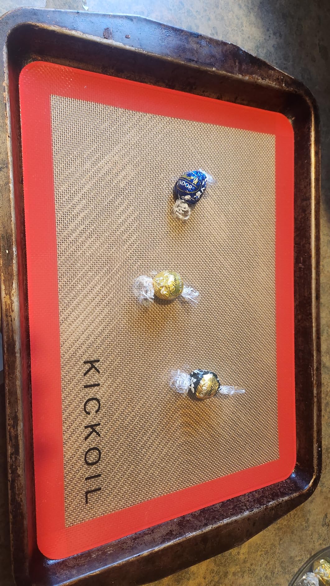 Silicone Baking Mat Large Baking Mat Set of 3-2 Half Sheets 16.5