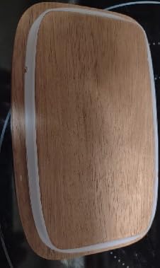 Butter Dish with Lid, ALELION Large Ceramic Butter Dish for Countertop, Butter Keeper with Thick Acacia Wood Lid, Kitchen Decor and Accessories for Kitchen Gifts, White customer photo 2