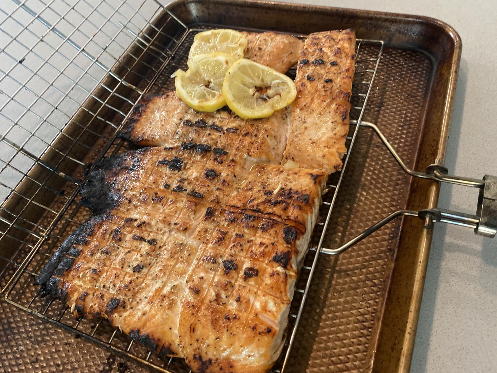 UNCO Stainless Steel Fish & Vegetable Grill Basket customer photo 2