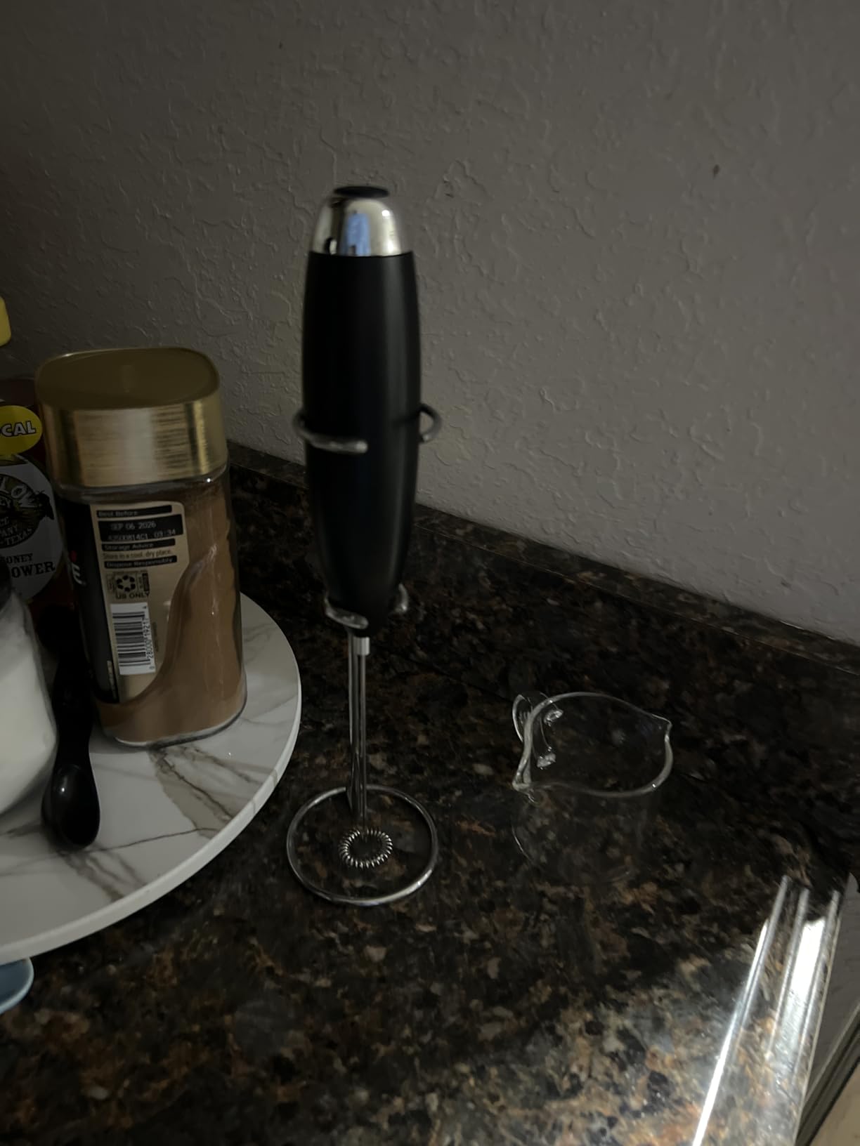 Anteday Electric Milk Frother Handheld, Quality Frother Wand for Coffee, Battery Operated (Not included) Drink Mixer Matcha Whisk, Functionality Foam Maker for Frappe Hot Chocolate, Cappuccino, Lattes customer photo 1