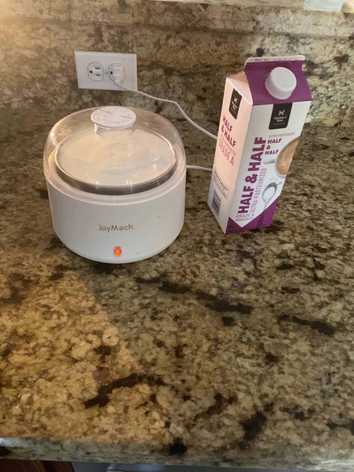 JoyMech Yogurt Maker, Compact Greek Yogurt Maker Machine with Constant Temperature Control, Stainless Steel Container, 1 Quart for Home Organic Yogurt customer photo 1