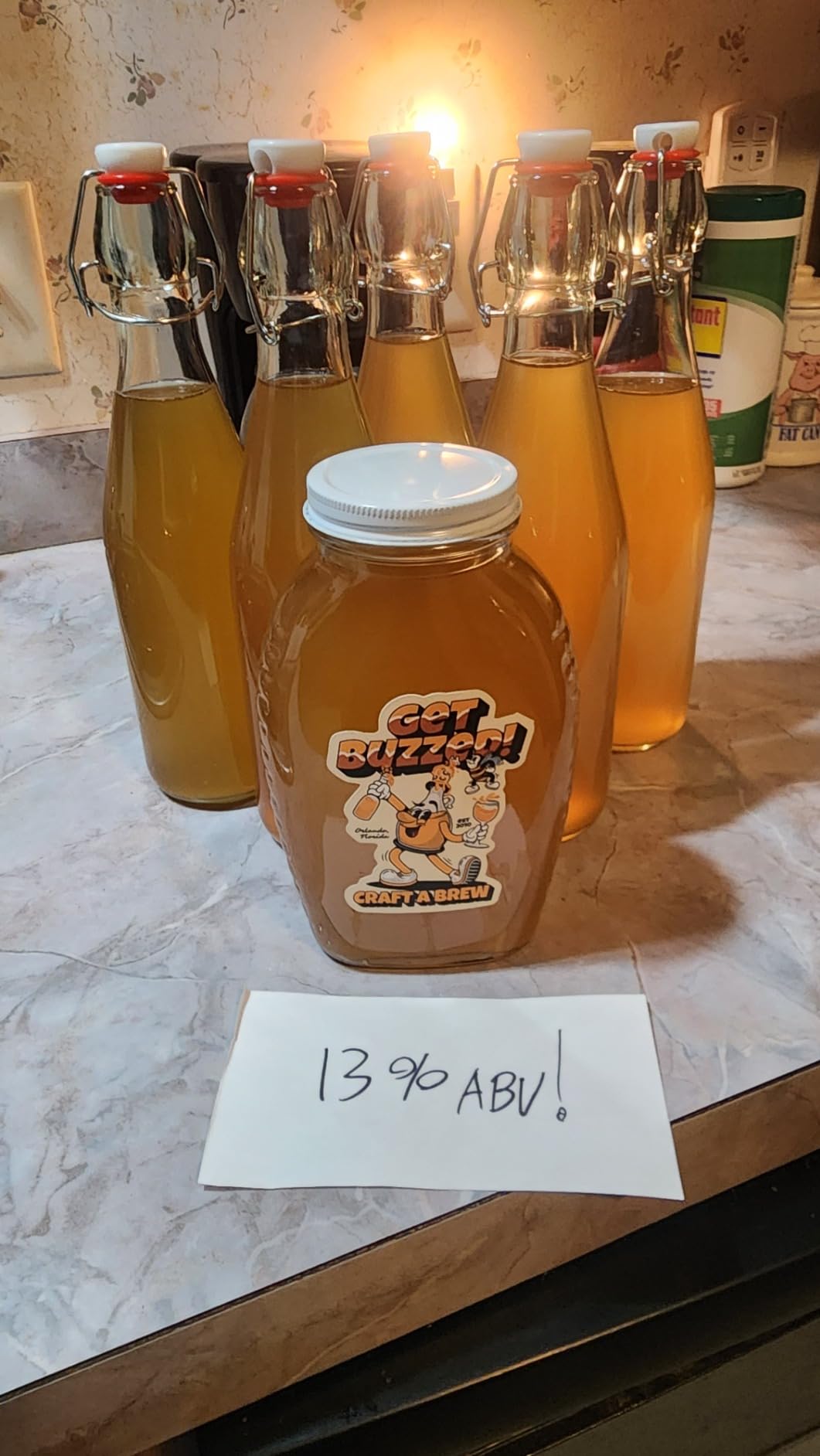 Craft A Brew - Mead Making Kit - Reusable Make Your Own Mead Kit - Yields 1 Gallon of Mead customer photo 2