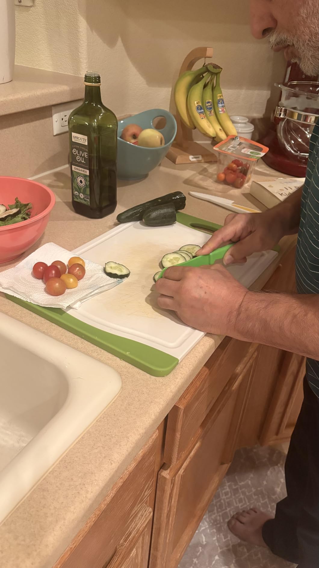 RISICULIS 11 Pieces Wooden Kids Kitchen Knife, Kids Kitchen Set Include Wood Knife, Serrated Edges Plastic Toddler Knife, Kids Kitchen Accessories, Montessori Cooking Christmas Gifts for Boys Girls customer photo 1