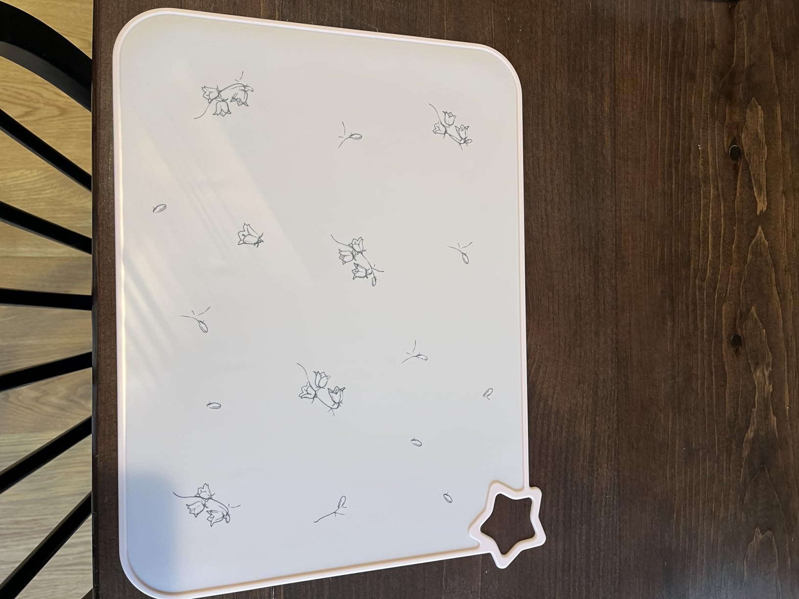 Moonkie Silicone Placemats for Baby & Kid, Stain-Proof Non-Slip Toddler Food Mats Eating Table Mat with 2 Packs customer photo 2