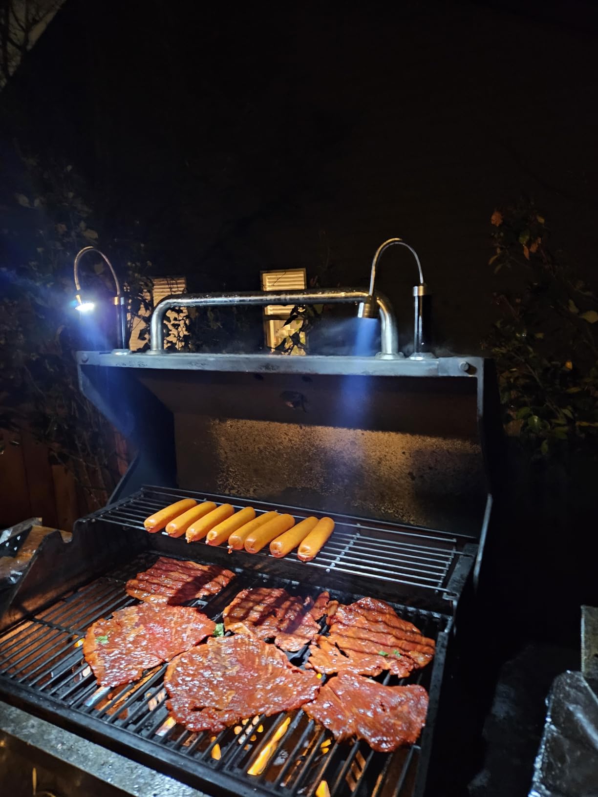 Barbecue Grill Lights, Grilling Gifts for Men Dad, BBQ Grill Accessories for Outdoor, Grill Lamps with Magnetic Base, Super Bright LED, 360 Degree Flexible Gooseneck, Stocking Stuffers, Pack of 2 customer photo 1