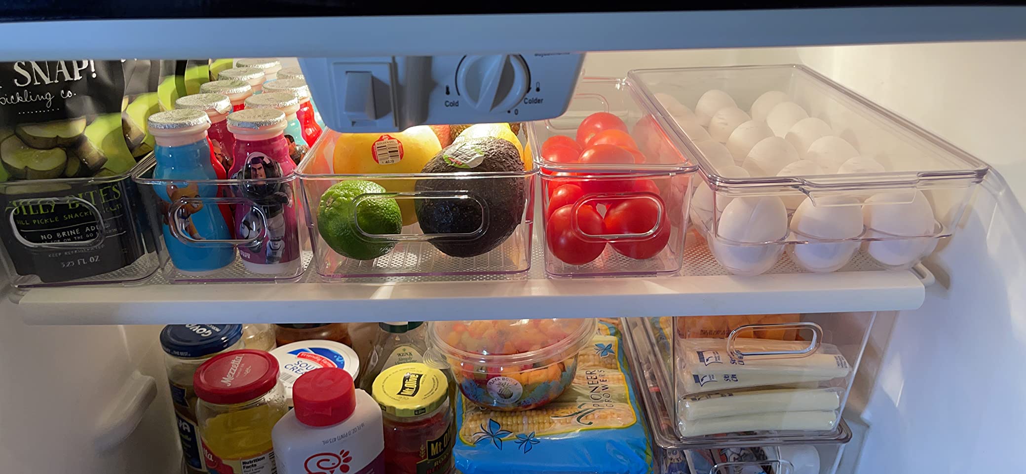 12 Eggs Holder for Refrigerator, Clear Egg Container for Fridge, Kitchen customer photo 2