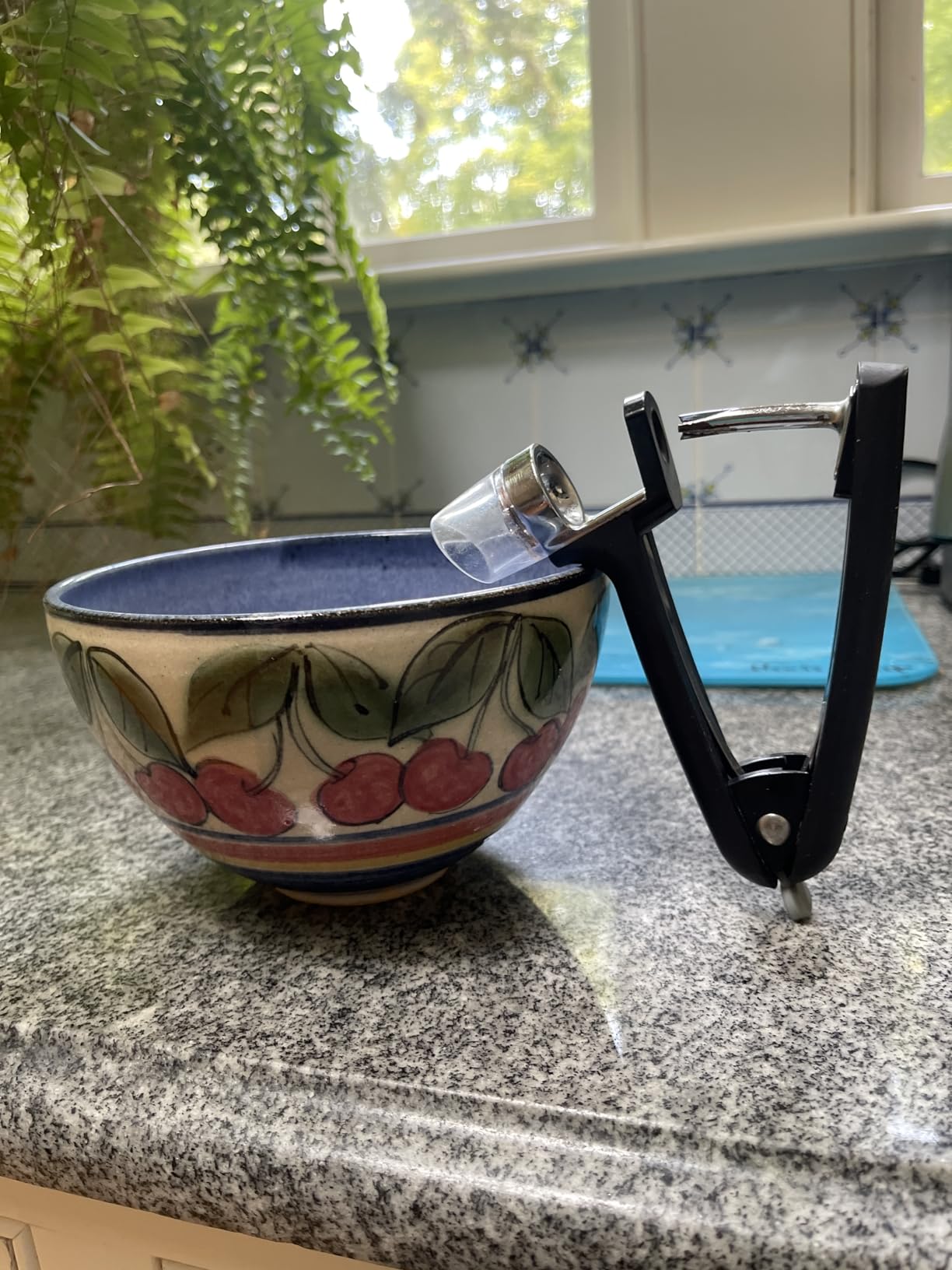 OXO Good Grips Cherry & Olive Pitter - Beet customer photo 1