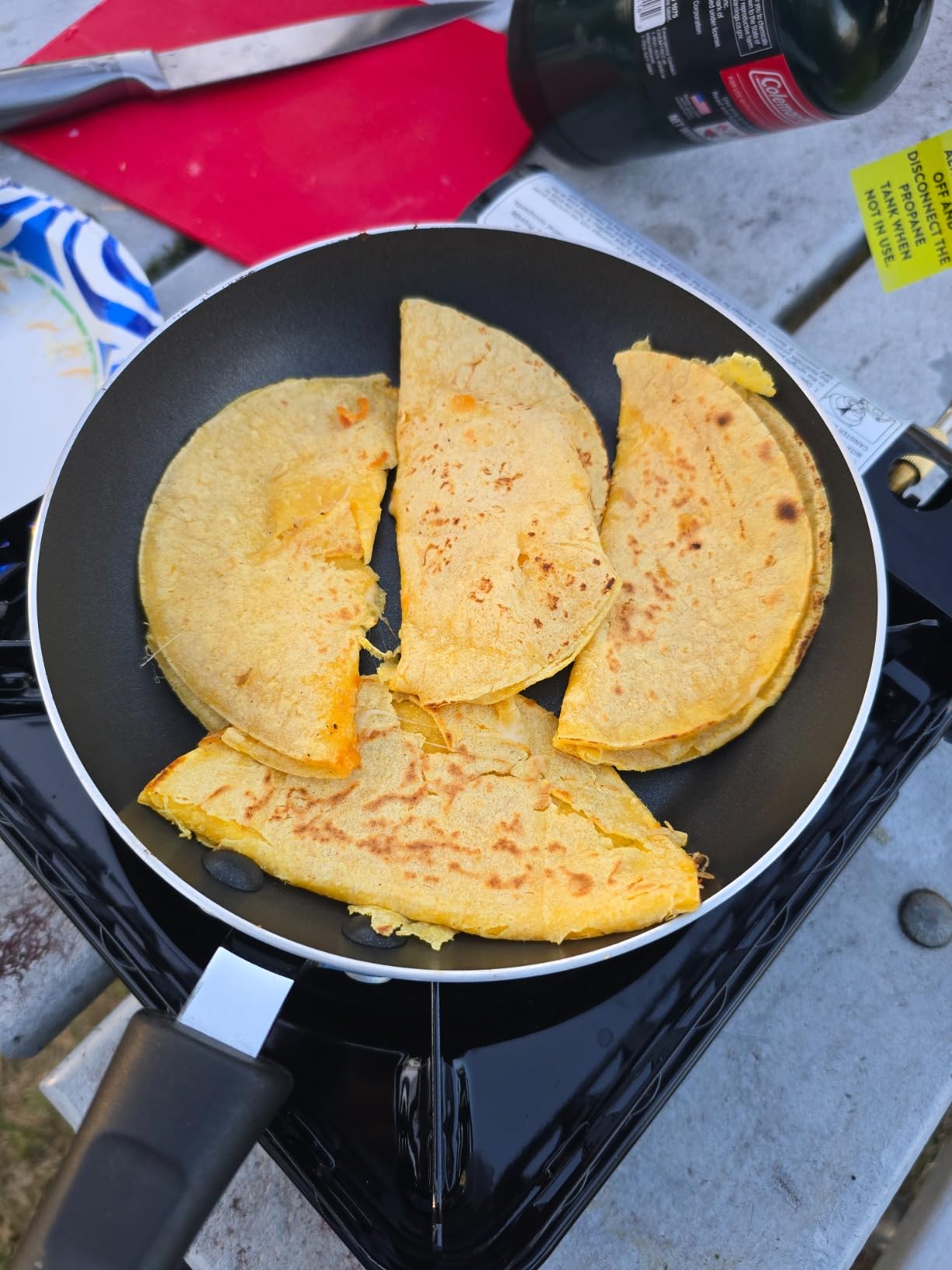 GasOne 15,000 BTU Propane or Butane Stove Dual Fuel Stove Portable Camping Stove - Patented - with Carrying Case Great for Emergency Preparedness Kit customer photo 1