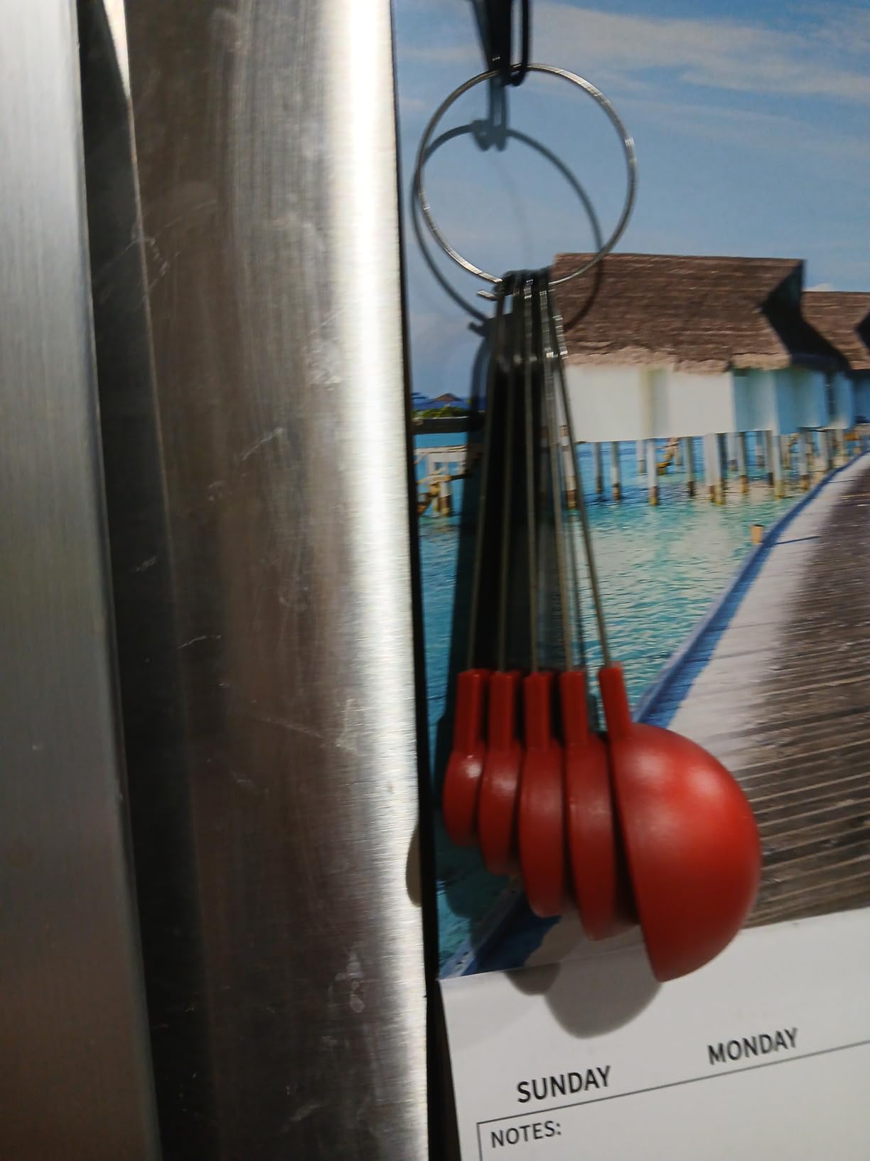 TILUCK Measuring Cups & Spoons Set, Stackable Cups and Spoons, Nesting Measure Cups with Stainless Steel Handle, Kitchen Gadgets for Cooking & Baking (Black) customer photo 2