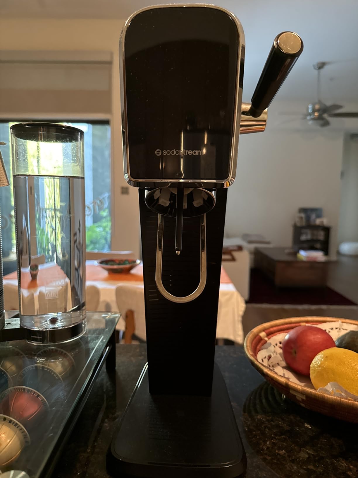 SodaStream - ART Sparkling Water Maker | VALUE BUNDLE | CQC CO2 system | Includes 2x CO2 Cylinders, 2x 32 Fl Oz Dishwasher Safe Bottles, 2x Bubly Flavor Drops | Combine with Pepsi Flavors | Black customer photo 2