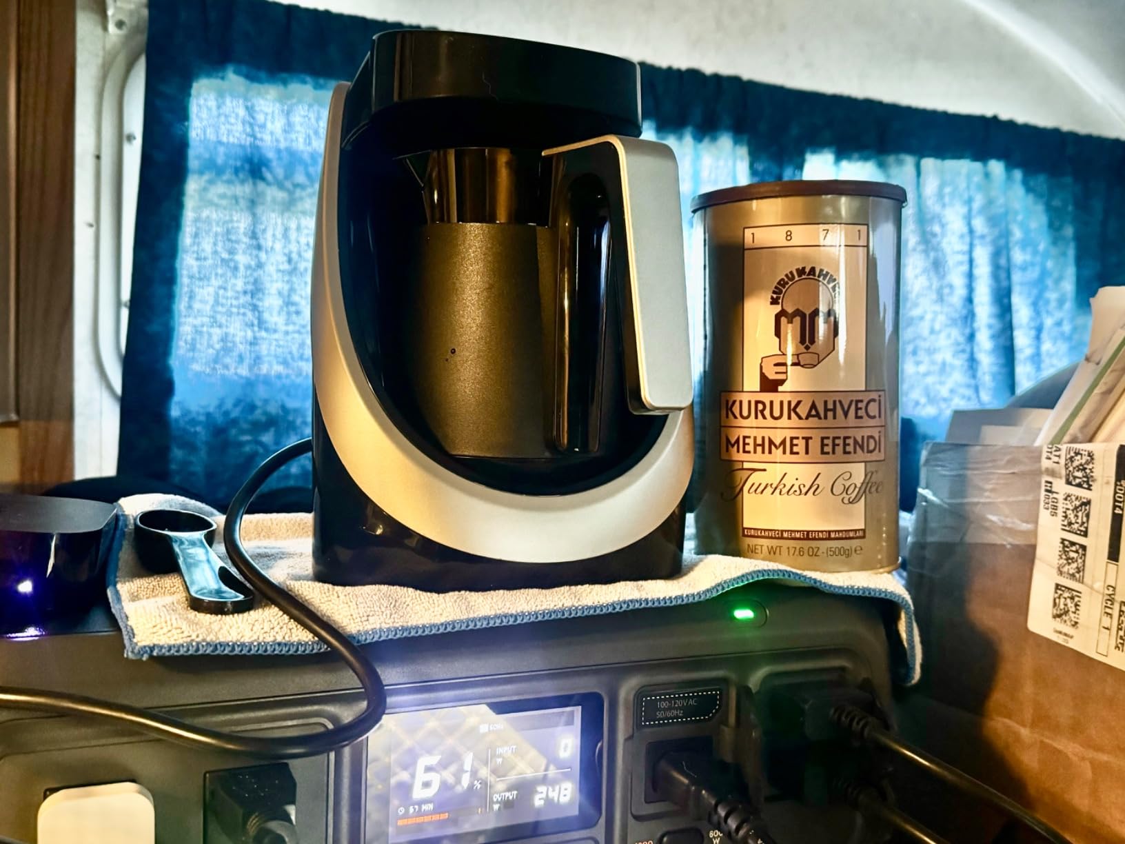 ETHNIQ Turkish Coffee Maker - 100% BPA Free, 120V, 1 to 4 Cup Brewing Capacity with Cook Sense Technology for Delicious Cup of Turkish & Greek Coffee, Turkish Coffee Pot - Black customer photo 1