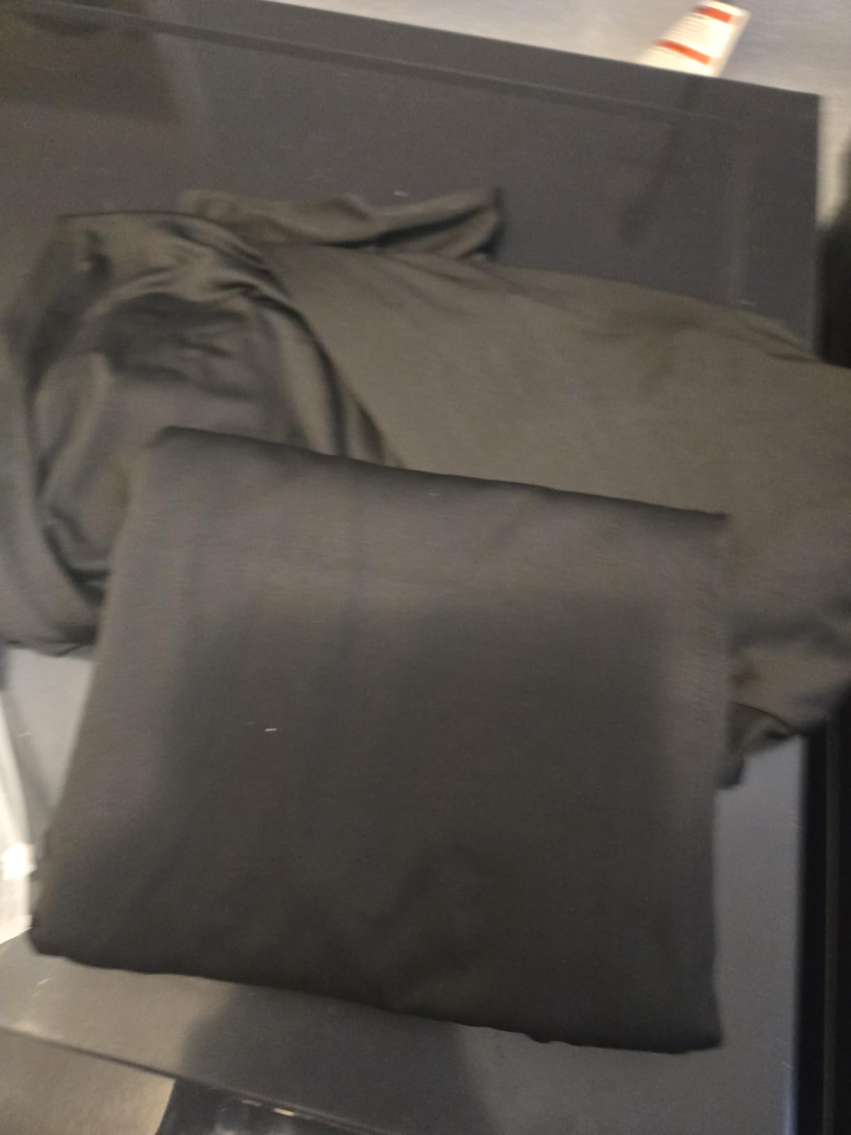 IVAPUPU 2 Pack 6FT Table Cloth for Rectangular Fitted Events Stretch Black Table Covers Washable Spandex Tablecloth Protector for Party, Wedding, Cocktail, Banquet, Festival customer photo 1