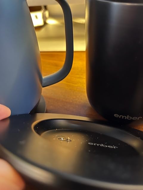 Nextmug - Temperature-Controlled, Self-Heating Coffee Mug (Slate Blue - 14 oz.) customer photo 1