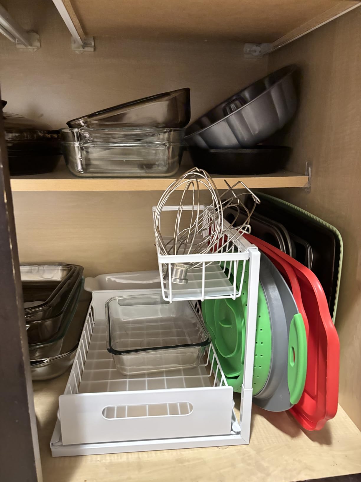 REALINN Under Sink Organizer, Pull Out Cabinet Storage 2 Tier Slide Out Sink Shelf, Kitchen Organizers and Storage, Black, 1 Pack customer photo 1