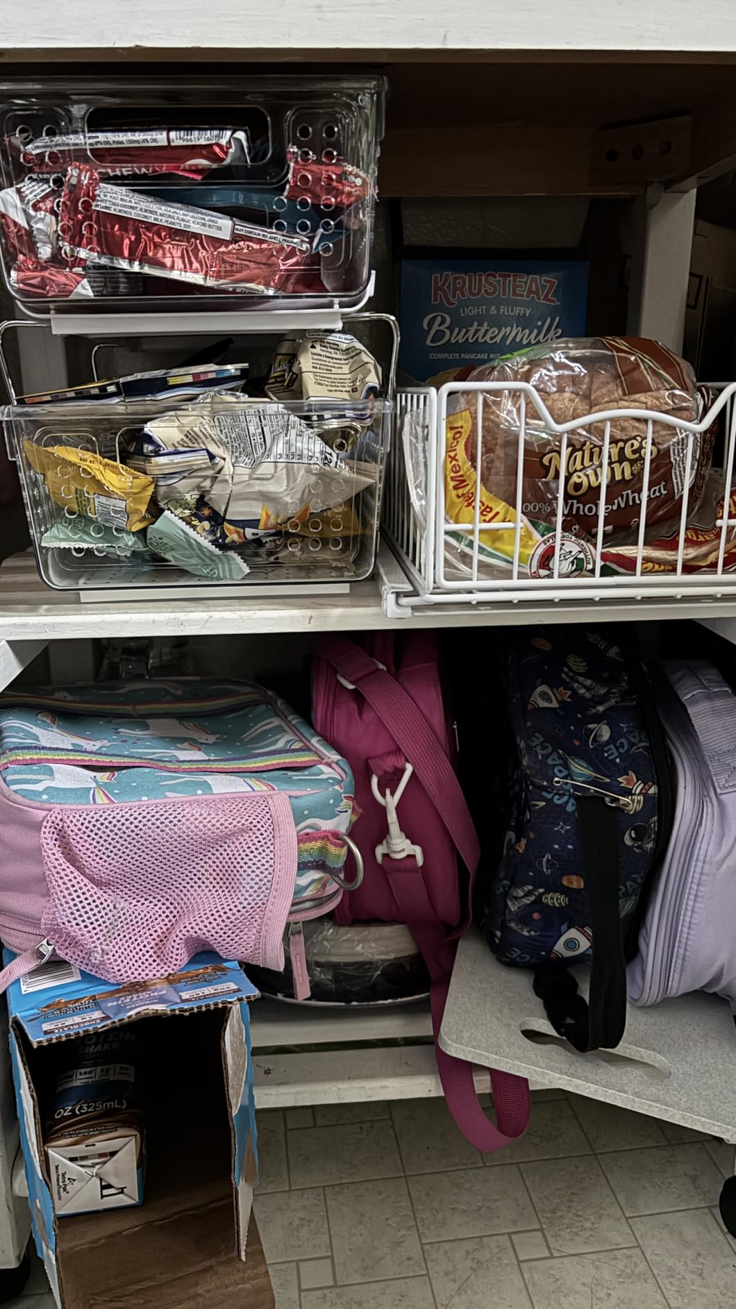 Simple Houseware Pull-Out Cabinet Sliding Basket Organizer, 17.2