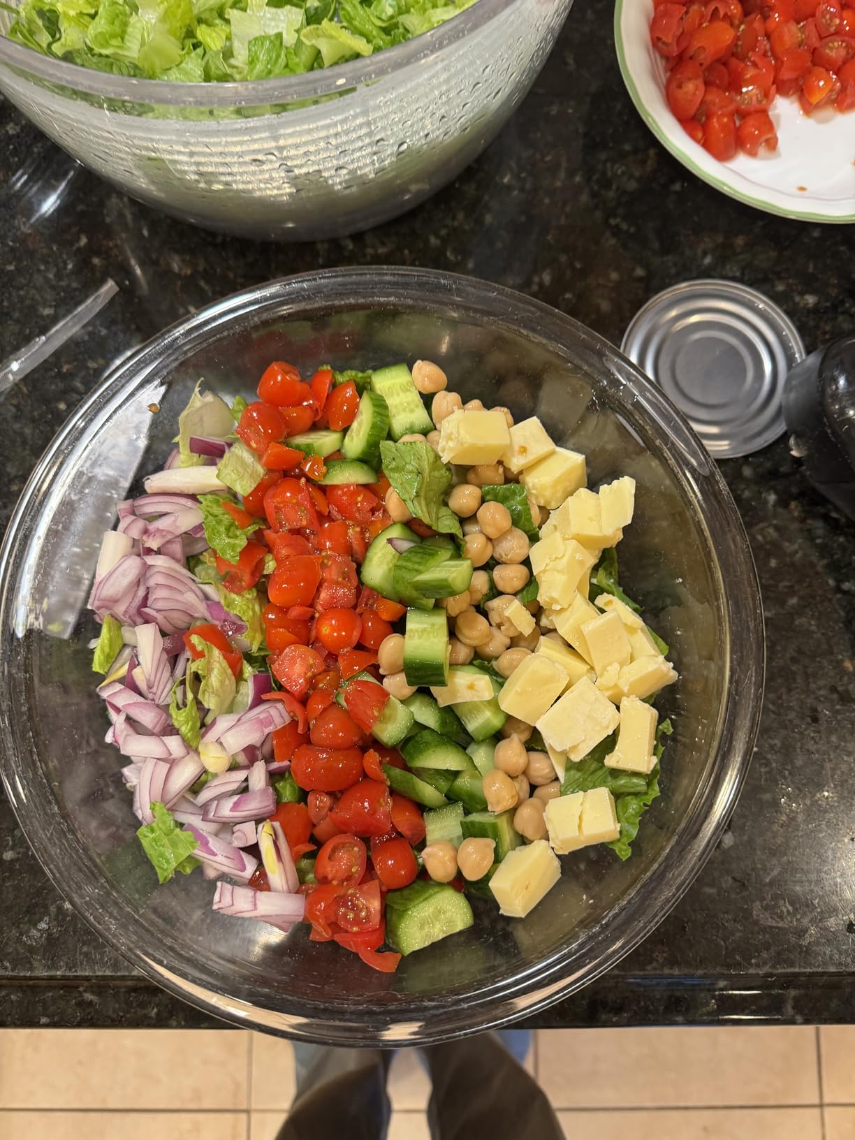 Mueller Pro-Series All-in-One, 12 Blade Mandoline Slicer for Kitchen, Food Chopper, Vegetable Slicer and Spiralizer, Cutter, Dicer, Grater, Kitchen Gadgets Sets with Container, White Sand/Gray customer photo 1