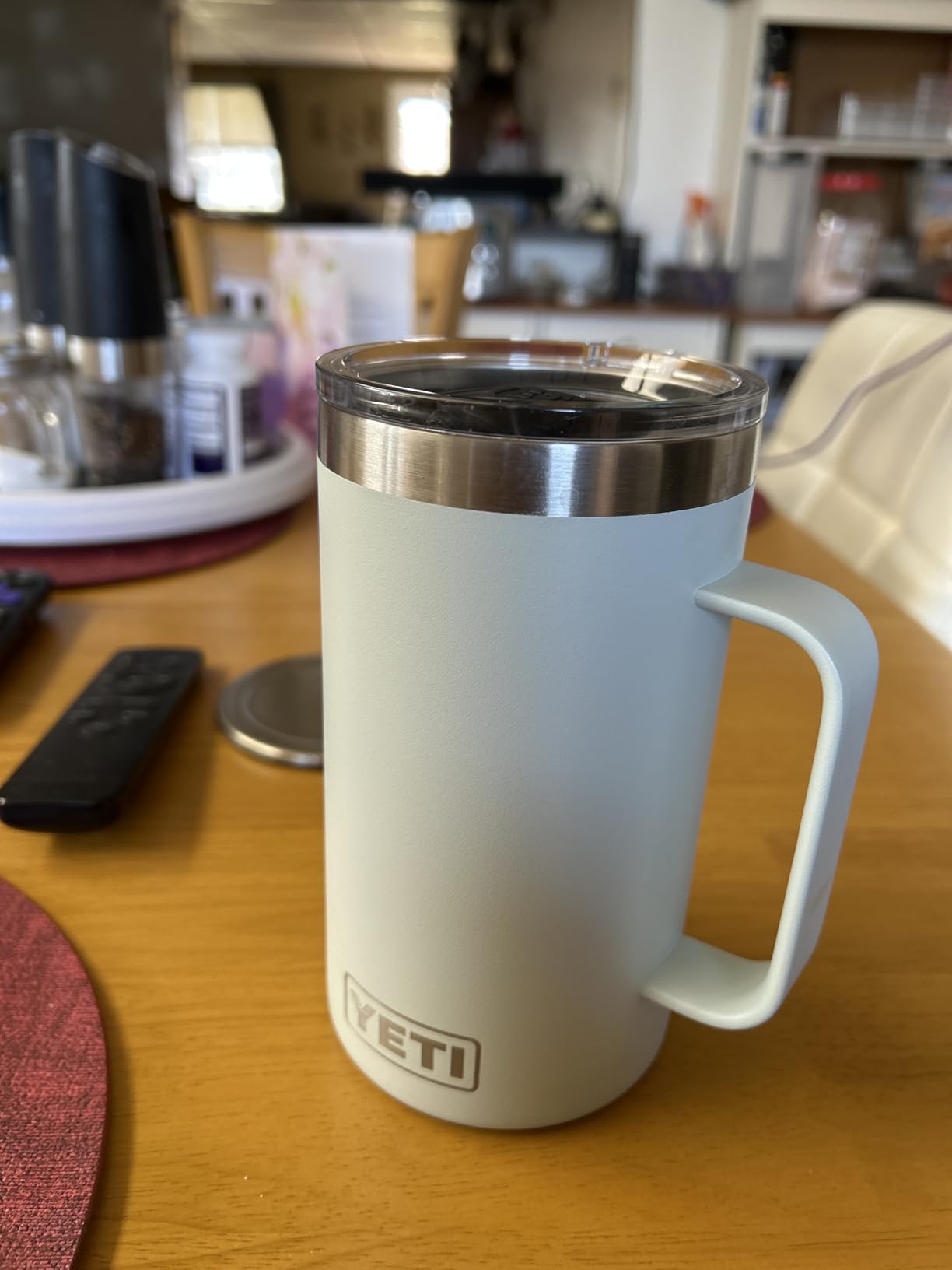 YETI Rambler 24 oz Mug, Vacuum Insulated, Stainless Steel with MagSlider Lid customer photo 2