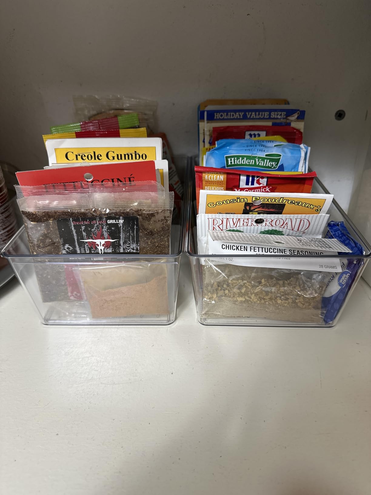 Batoto Pantry Organization and Storage Bins, Refrigerator Organizer Bins - Clear, Kitchen Organization and Storage with Dividers (2 Pack) customer photo 2