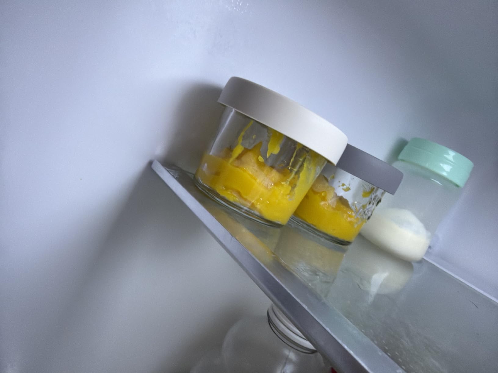 WeeSprout Glass Baby Food Storage Jars with Silicone Lids (4 oz, 12 Pack Set) Snack, Puree, Reusable Small Containers, Breast Milk, Fridge or Freezer, Essential Must Have for Infants customer photo 2