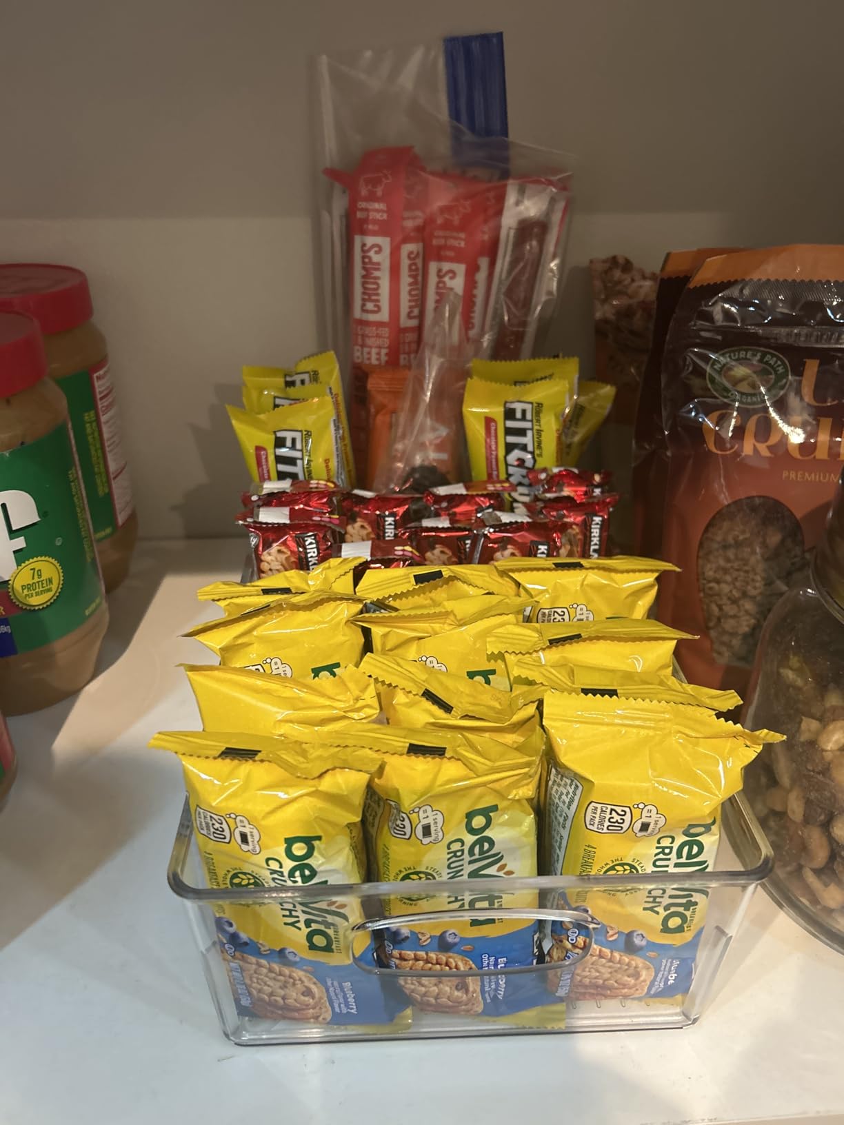 ClearSpace Plastic Pantry Organization and Storage Bins with Removable Dividers - Perfect Kitchen Organization or Kitchen Storage - Refrigerator Organizer Bins, Cabinet Organizers (2 Pack) customer photo 2