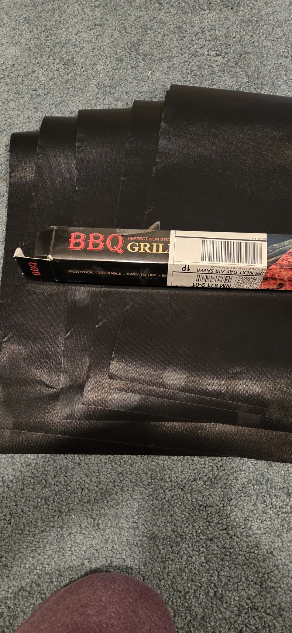 UBeesize Copper Grill Mats for Outdoor Grill - 6 Pack Heavy-Duty, Non-Stick BBQ Grilling Mat & Baking Mats, Reusable, Easy-Clean for Gas, Charcoal, Electric Grills (15.75 x 13 Inch) customer photo 1