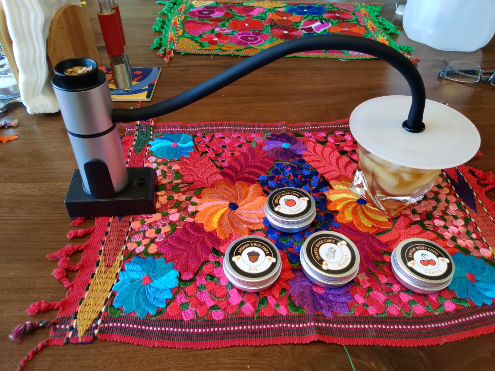 Souroyea Smoke Gun for Cooking, Cocktail Whiskey Old Fashioned Smoker Kit, Smoking Infuser for Food and Drinks Valentine's Day Gifts for Man, Dad, Husband customer photo 2