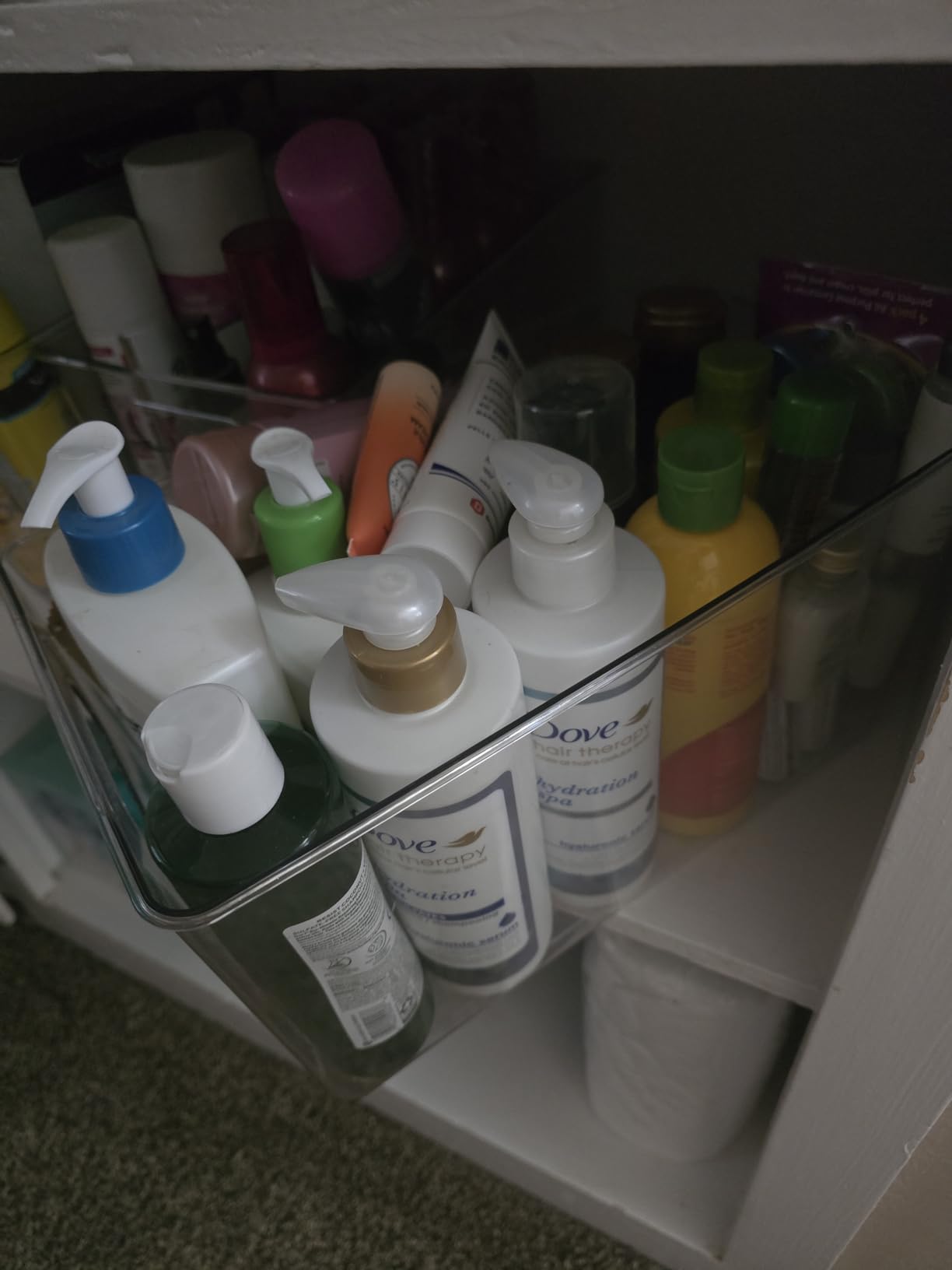 Vtopmart 6 PCS Clear Plastic Storage Bins, Pantry Organizer Containers with Handle for Refrigerator, Fridge, Cabinet, Kitchen, Countertops, Cupboard, Home Organization and Storage, XL customer photo 2