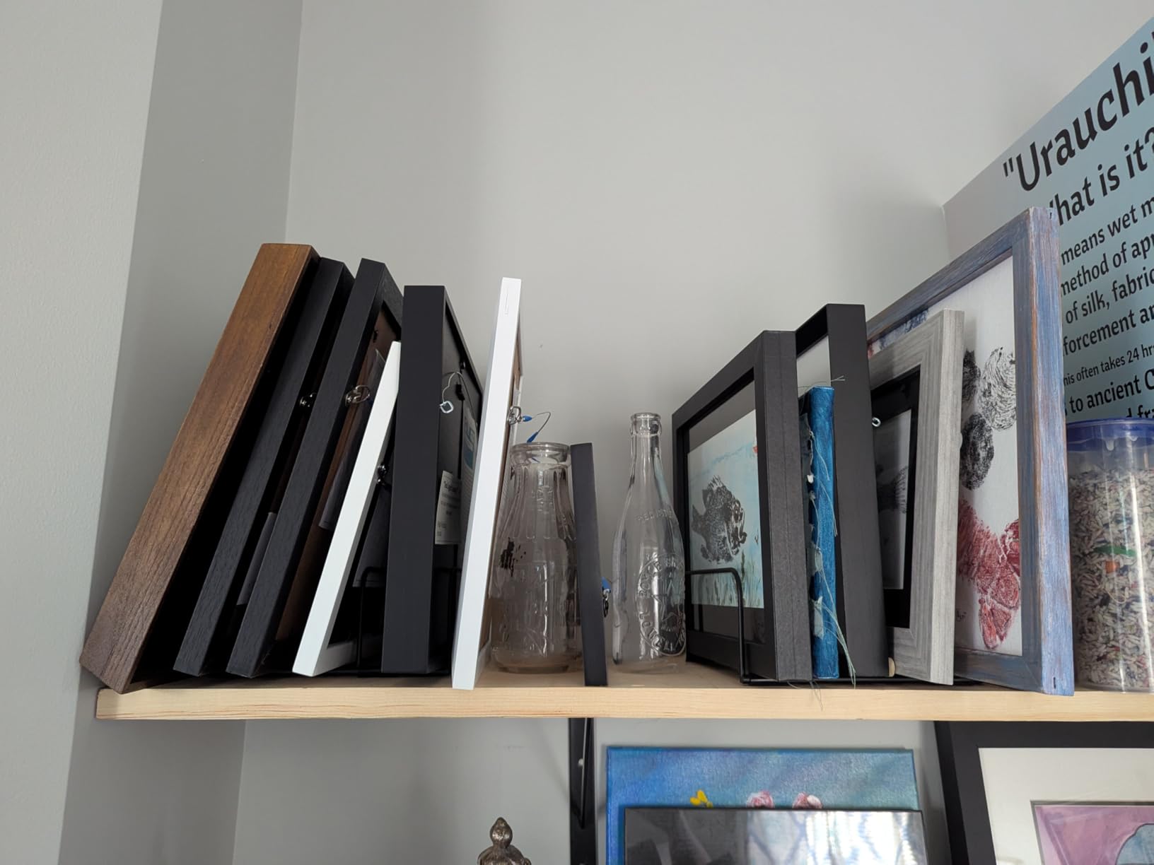 Fikoksol Cutting Board Organizer and Baking Sheet Rack, 1-Pack Black Heavy Duty Metal Cookie Sheet Organizer for Cutting Board Storage and Plate Holder for Cabinet, Tray Dividers for Cabinets customer photo 1