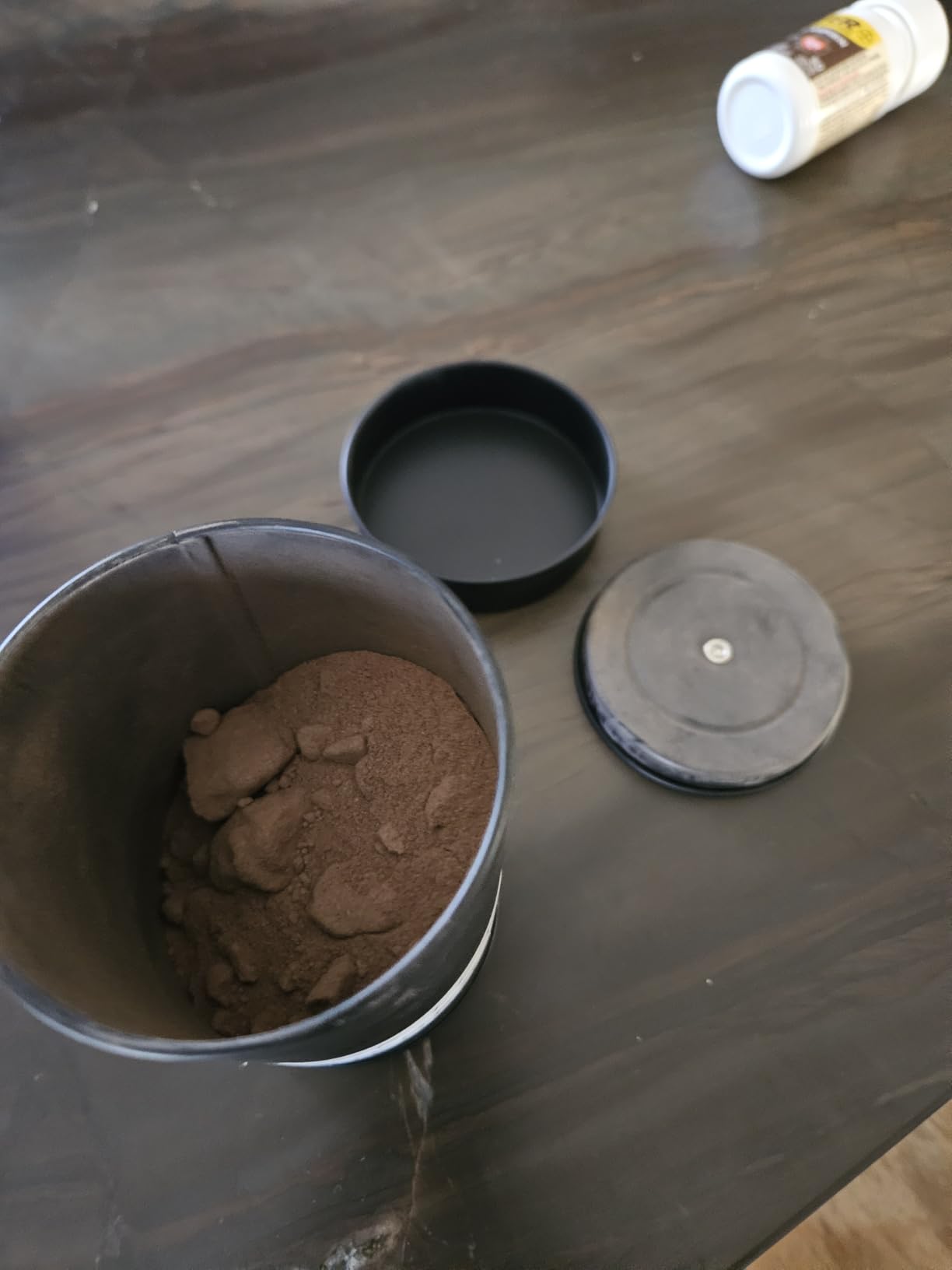 Tanlade 10 Pcs Tea Tin Canister Metal Round Can with Airtight Lid Double Sealed Tea Tin Canisters, with 1 Erasable Chalk Marker and 16 Stickers for Loose Leaf Coffee Sugar, 14 oz customer photo 1