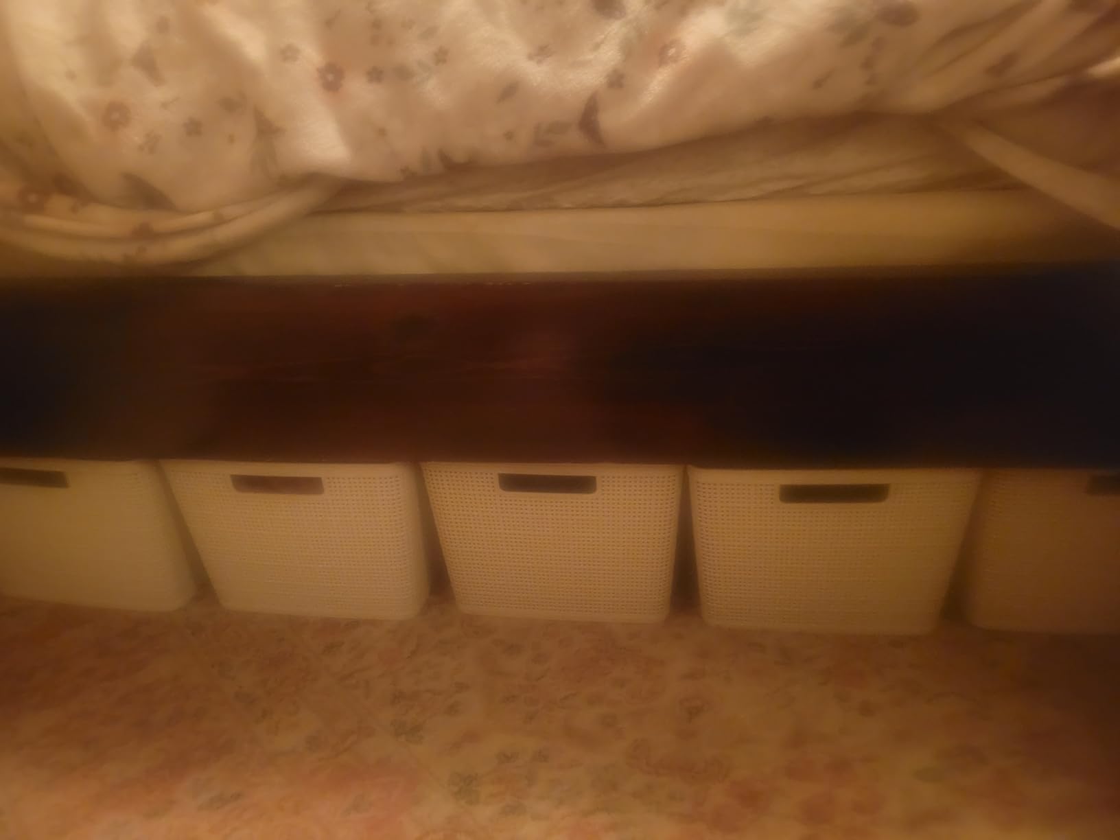 BINO | Woven Plastic Basket | Small (Natural), 5-Pack | THE JUTE COLLECTION | Home Organization, Space - Saving Storage, Stylish Design | Jute Basket | Plastic Storage Basket customer photo 1